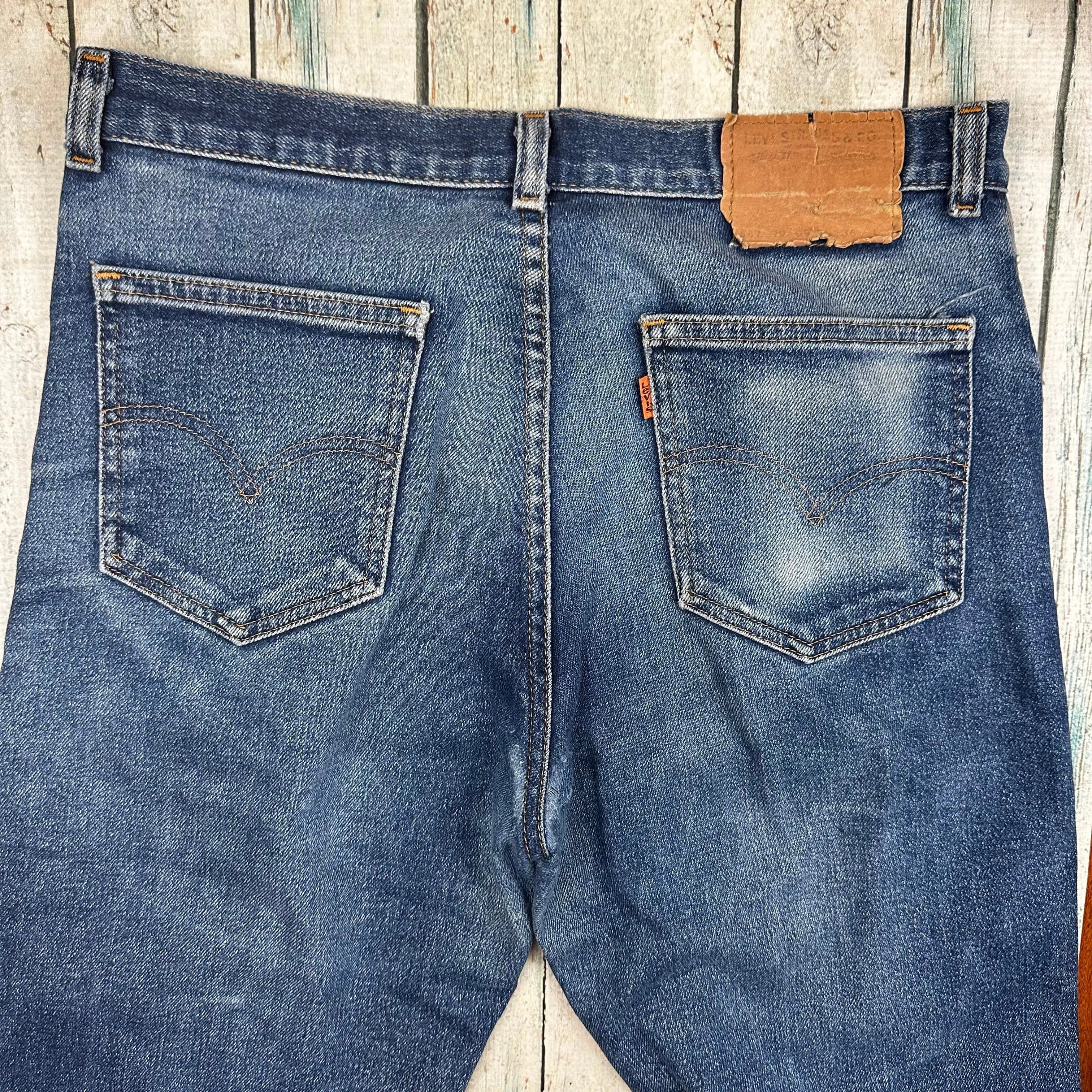 Vintage Levis 341 Mens Orange Tab 80's Denim Jeans - Size 34 — photo 4 of 8