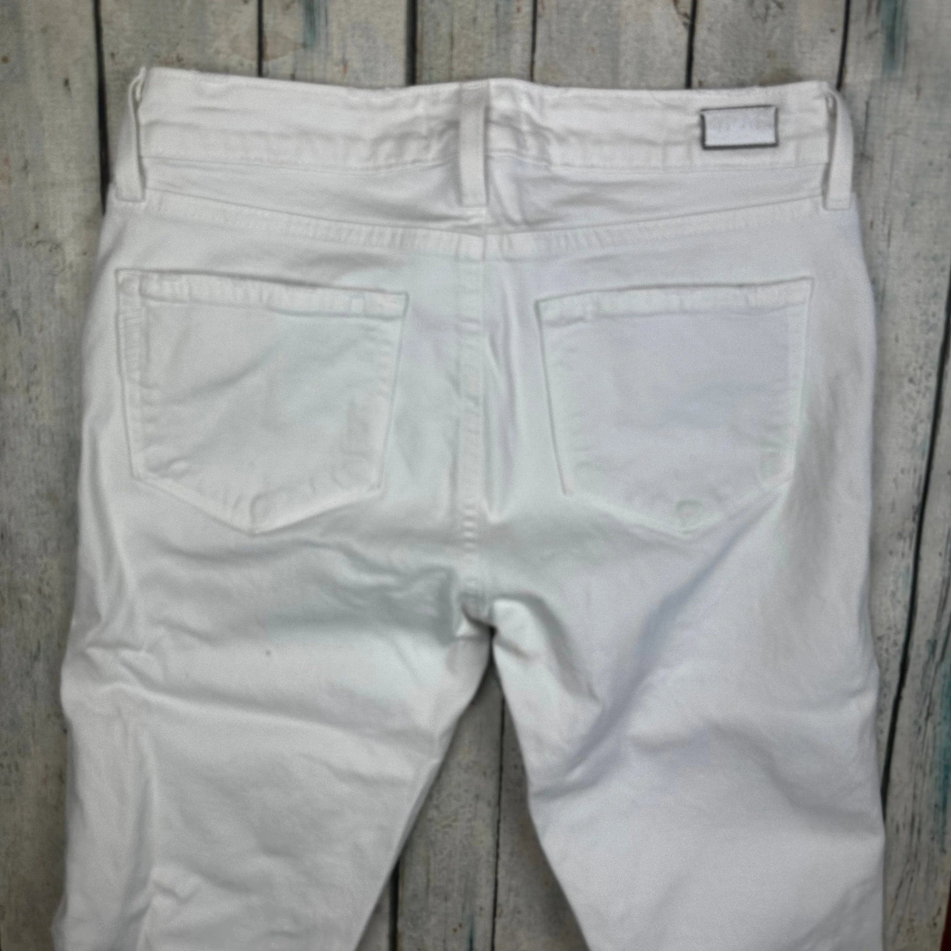 Paige Denim 'Verdugo Ankle' White Jeans- Size 27 — photo 6 of 8