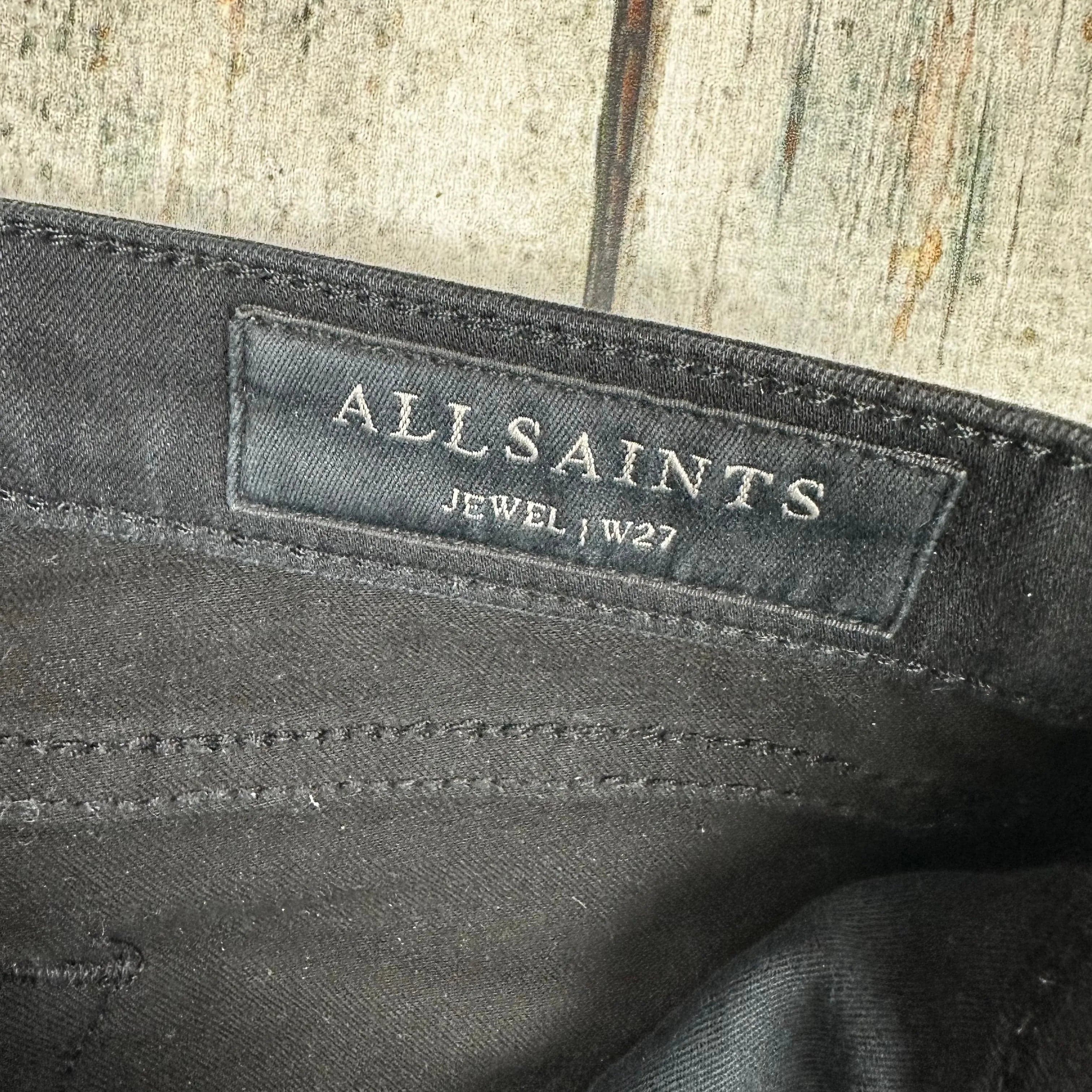 All Saints Black 'Jewel' Skinny Jeans -Size 27 — photo 5 of 8