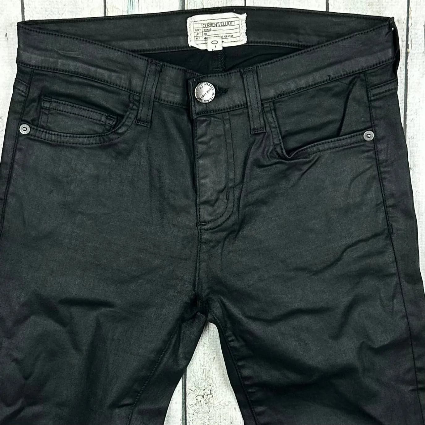 Current/Elliot 'The Stiletto' Coated Skinny Jeans- Size 27 — photo 3 of 6