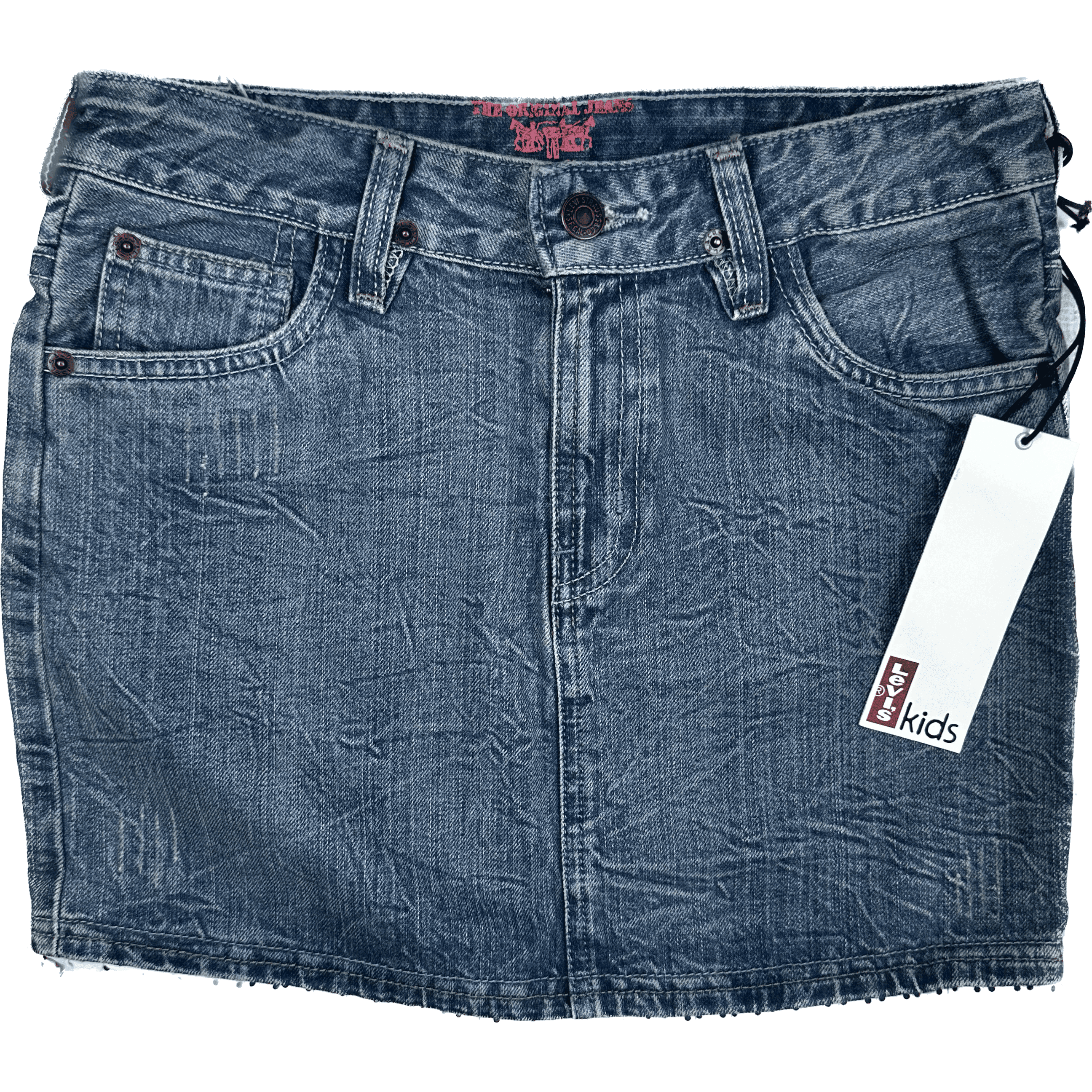NWT- Levis Girls Denim Mini Skirt- Size 12 — photo 1 of 4
