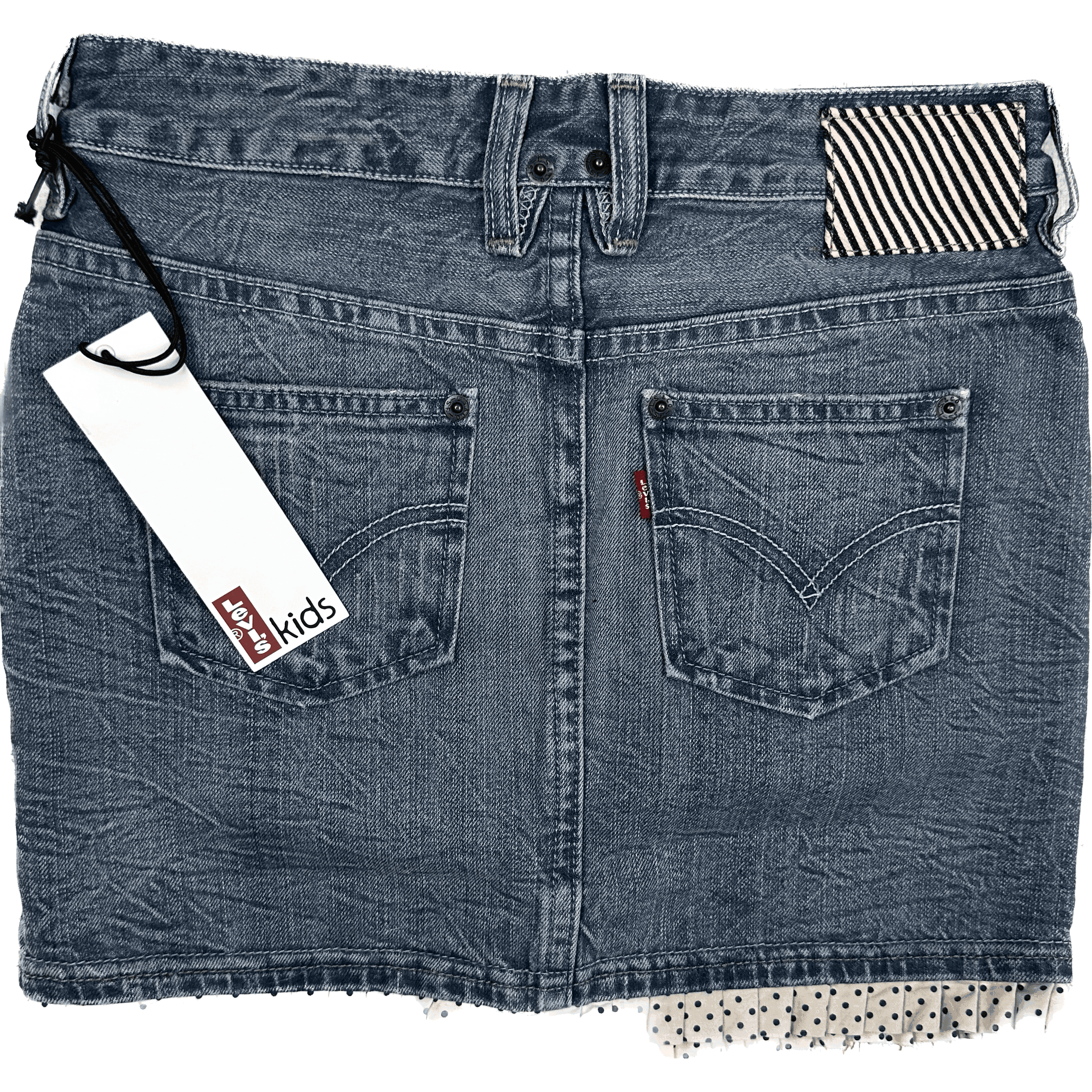 NWT- Levis Girls Denim Mini Skirt- Size 12 — photo 2 of 4