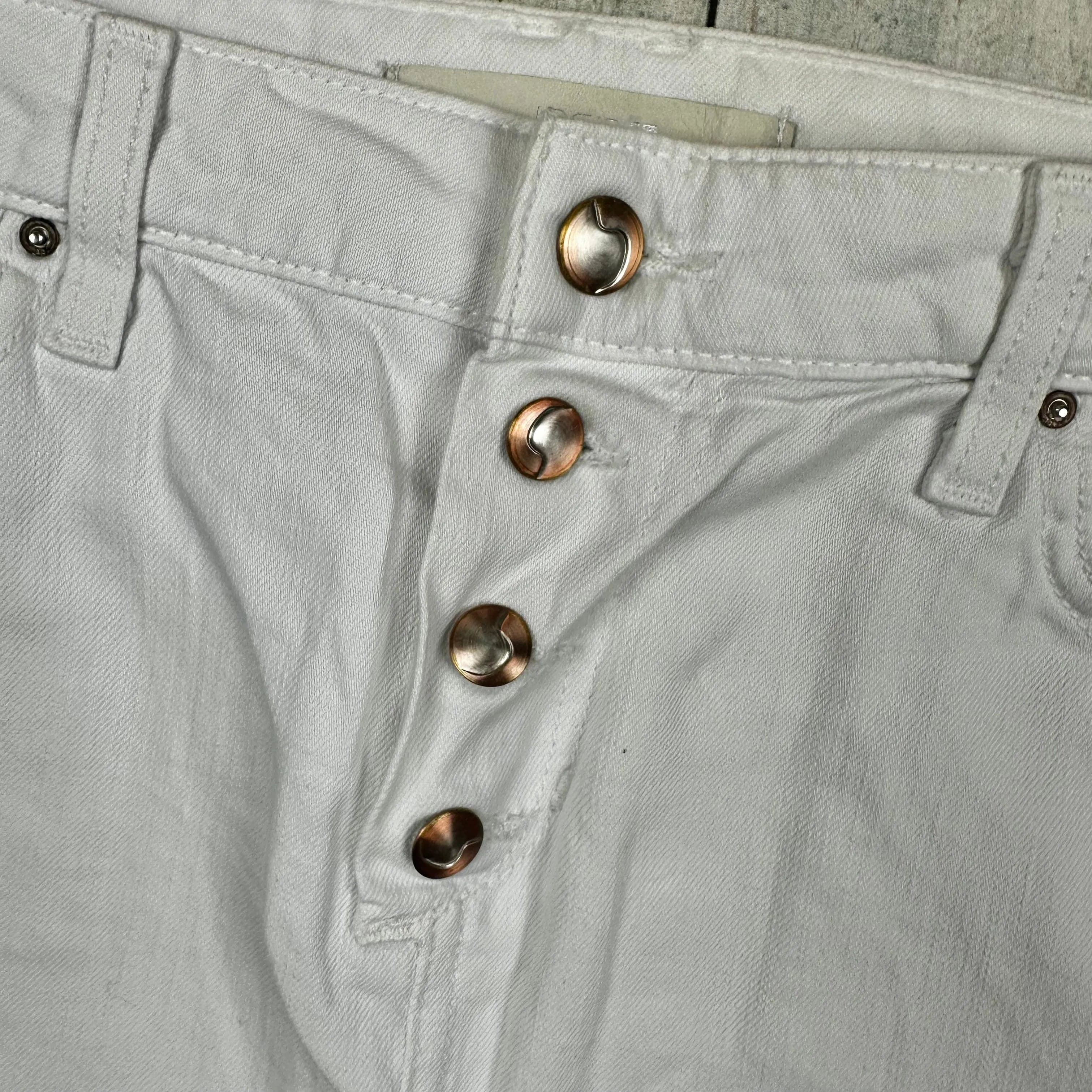 Joe's Jeans 'Marlie' White Stretch Denim Skirt - Size 27 — photo 4 of 5