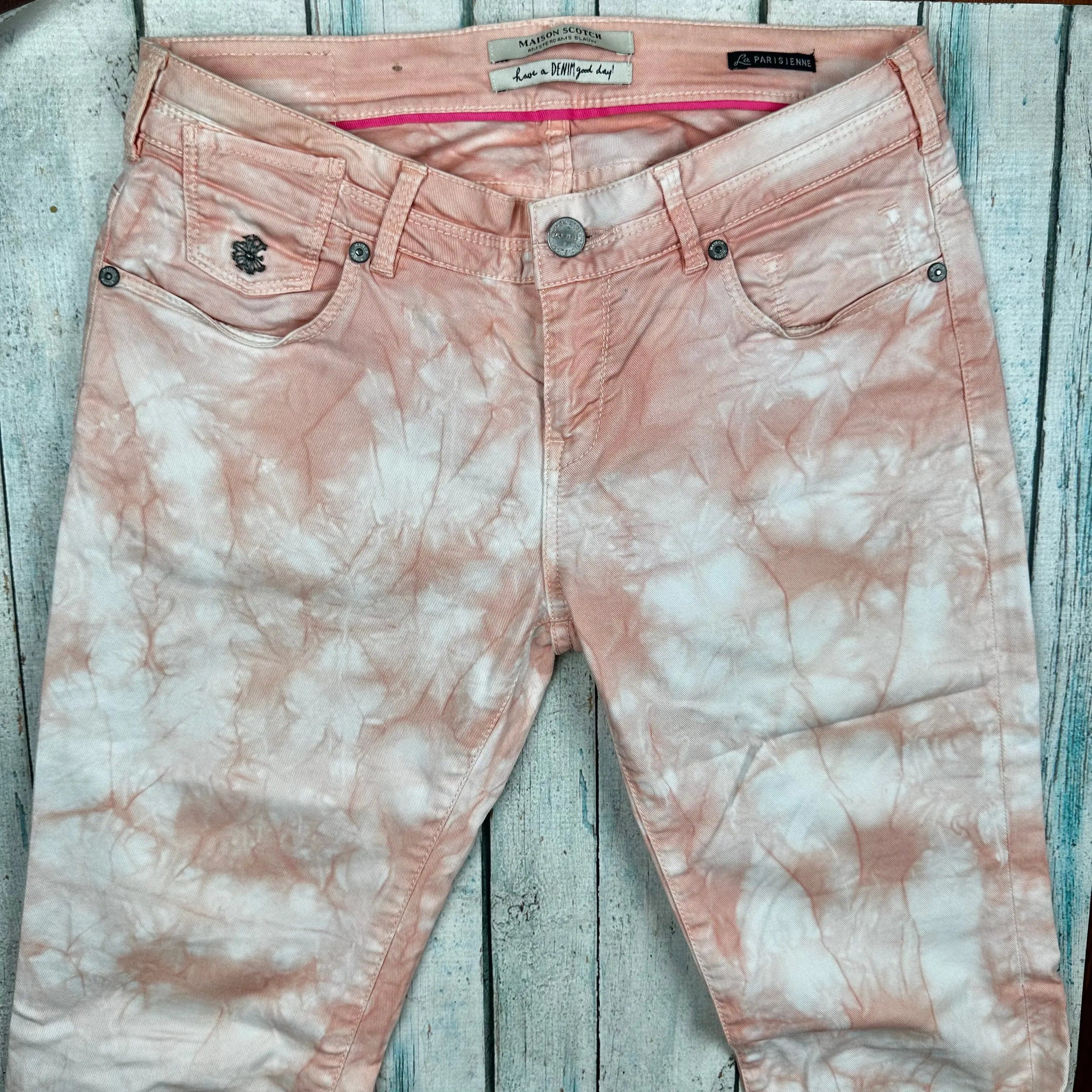 Maison Scotch 'La Parisienne' Tie Dye Effect Jeans - Size 27/32 — photo 4 of 6