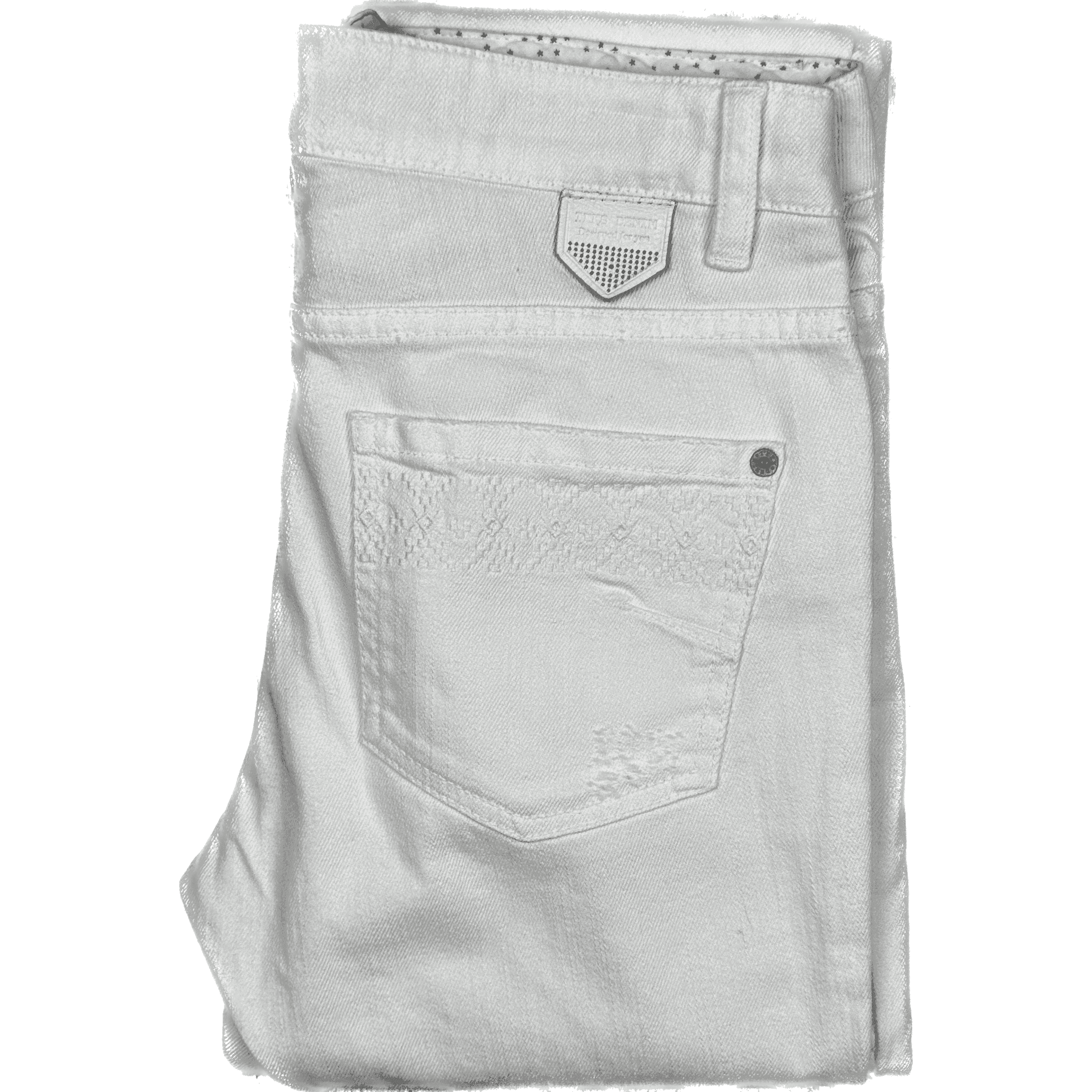 IKKS France Ladies White Slim Fit Jeans- Size 27 — photo 2 of 8