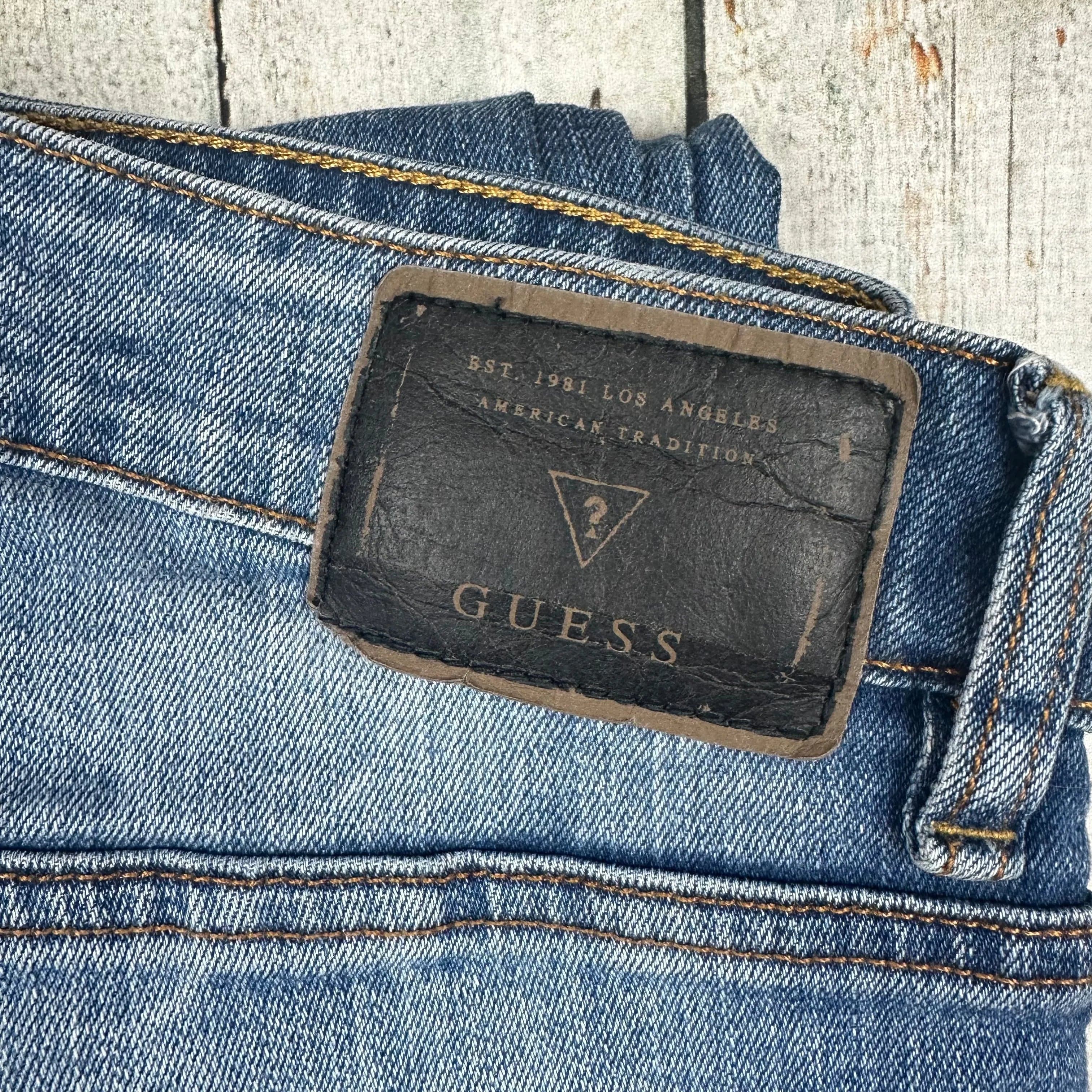 Guess Mens 'Super Skinny' Distressed Jeans - Size 34 — photo 6 of 7