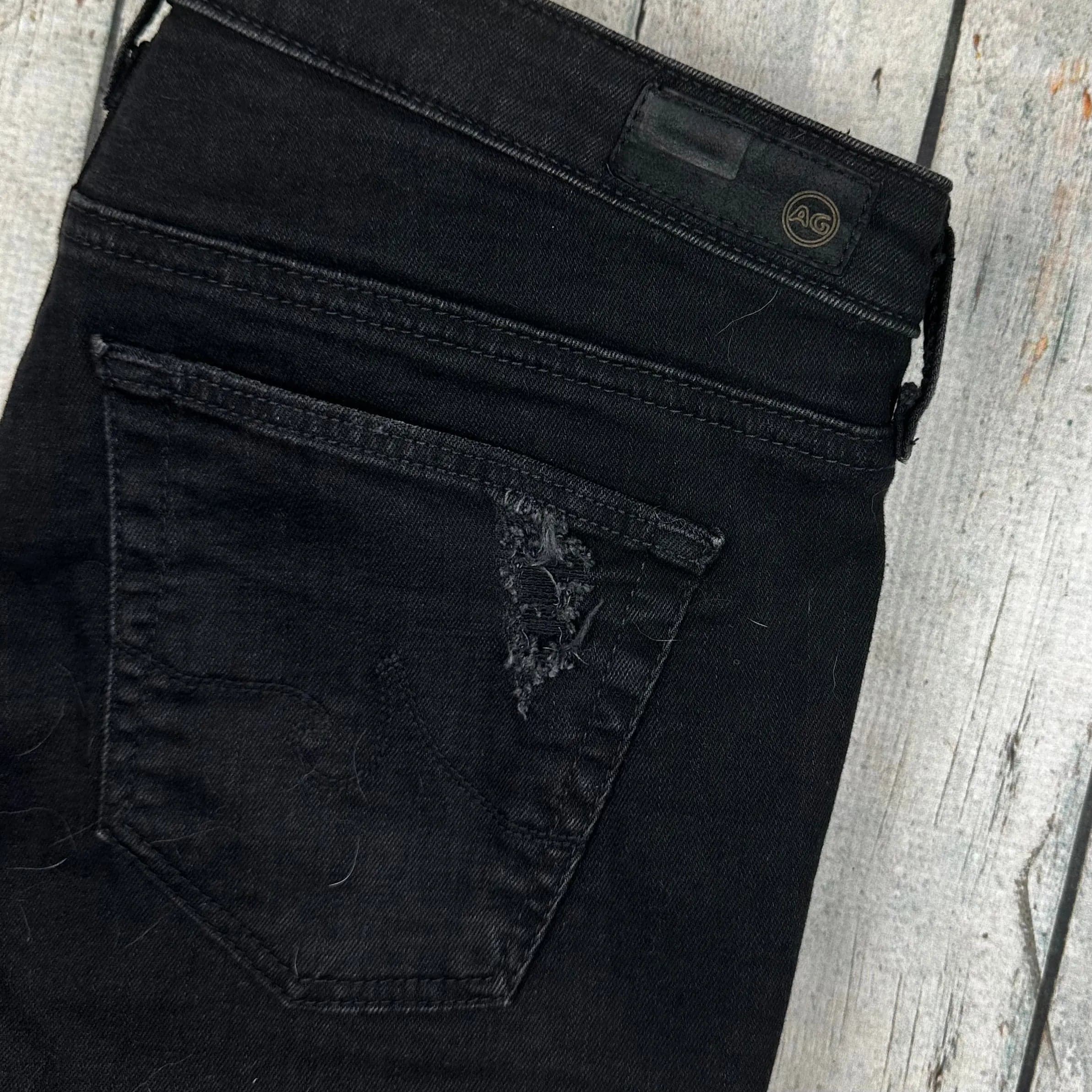 AG Adriano Goldschmied 'The Legging Ankle' Black Jeans- Size 27R — photo 7 of 9