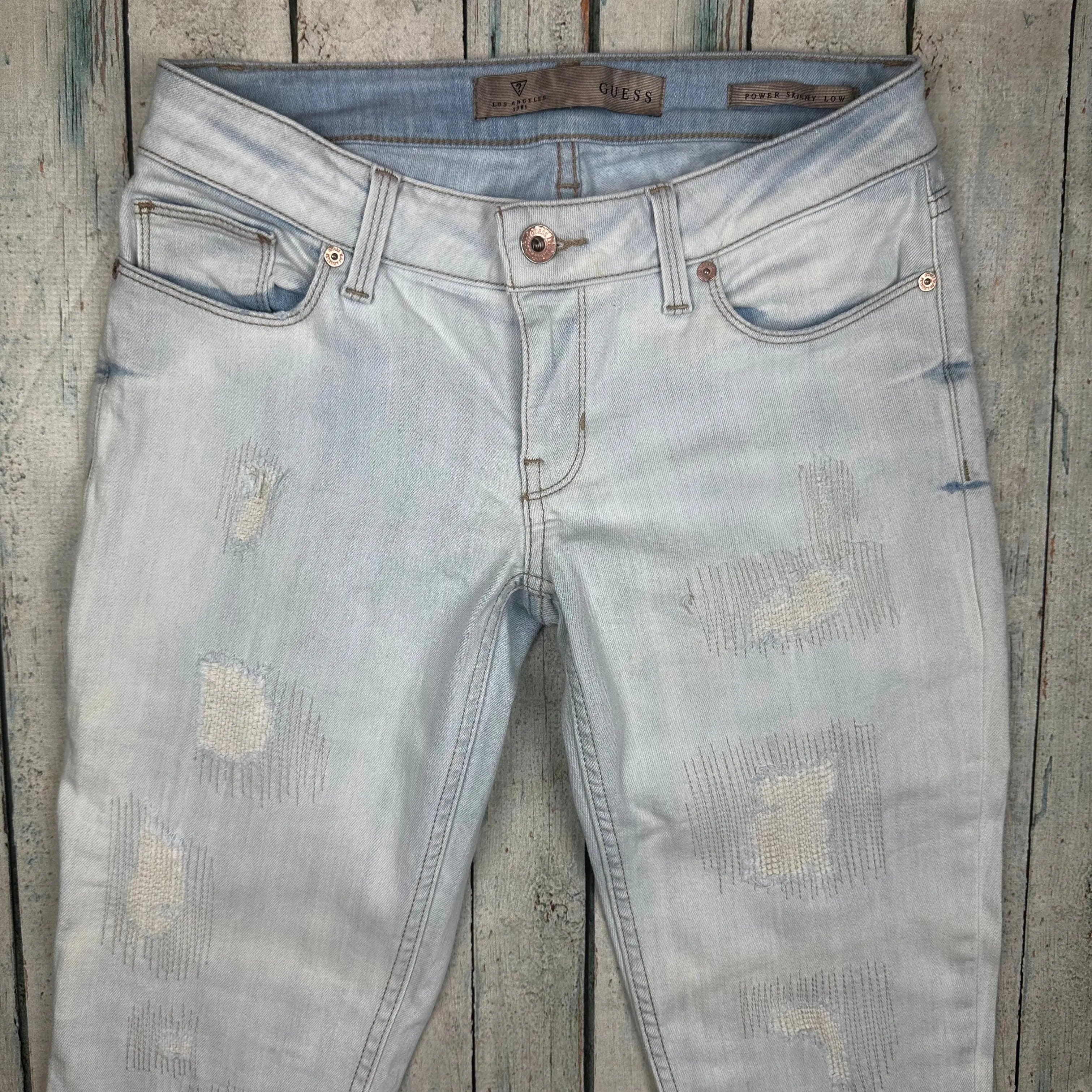 Guess Power Skinny Low Skinny Jeans - Size 26 — photo 3 of 6