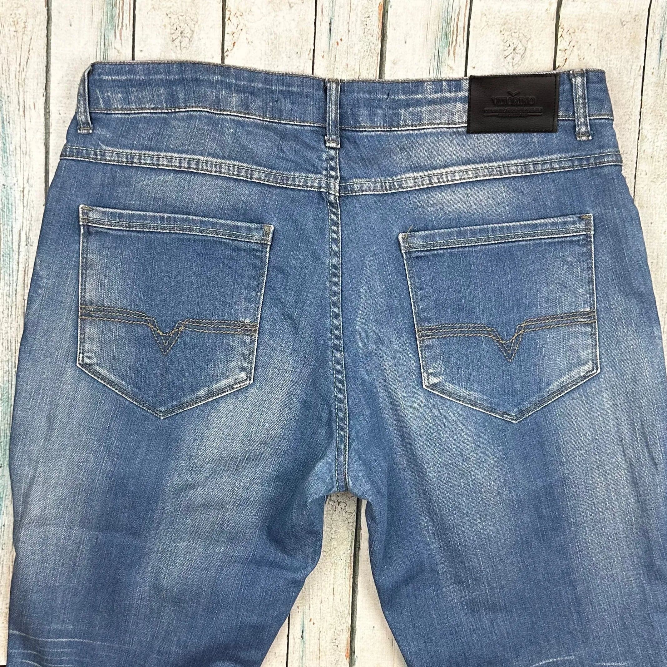 Vitorino Brazil Straight Stretch Denim Jeans- Size 36 — photo 3 of 7
