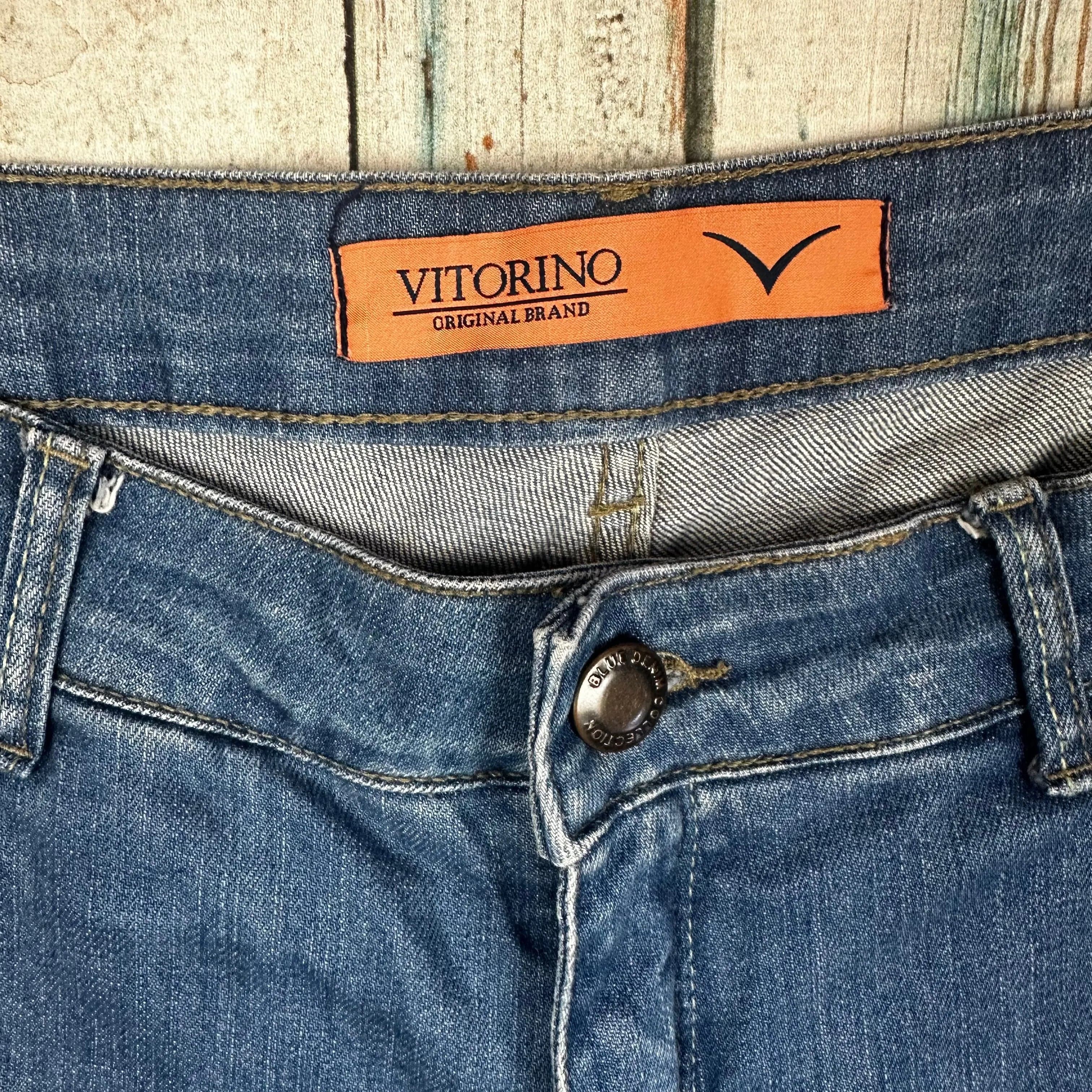 Vitorino Brazil Straight Stretch Denim Jeans- Size 36 — photo 6 of 7