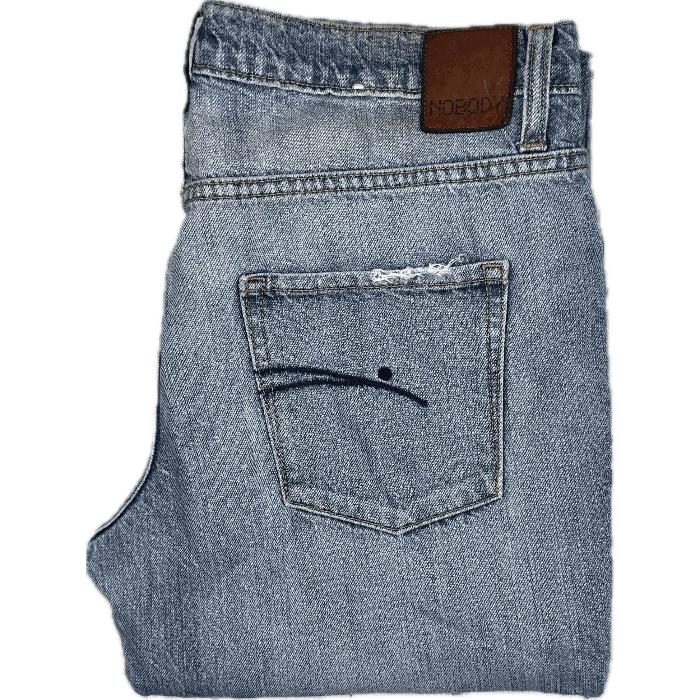 NOBODY 'Beau' Relaxed Fit Ripped Leg Jeans- Size 26 — photo 2 of 6