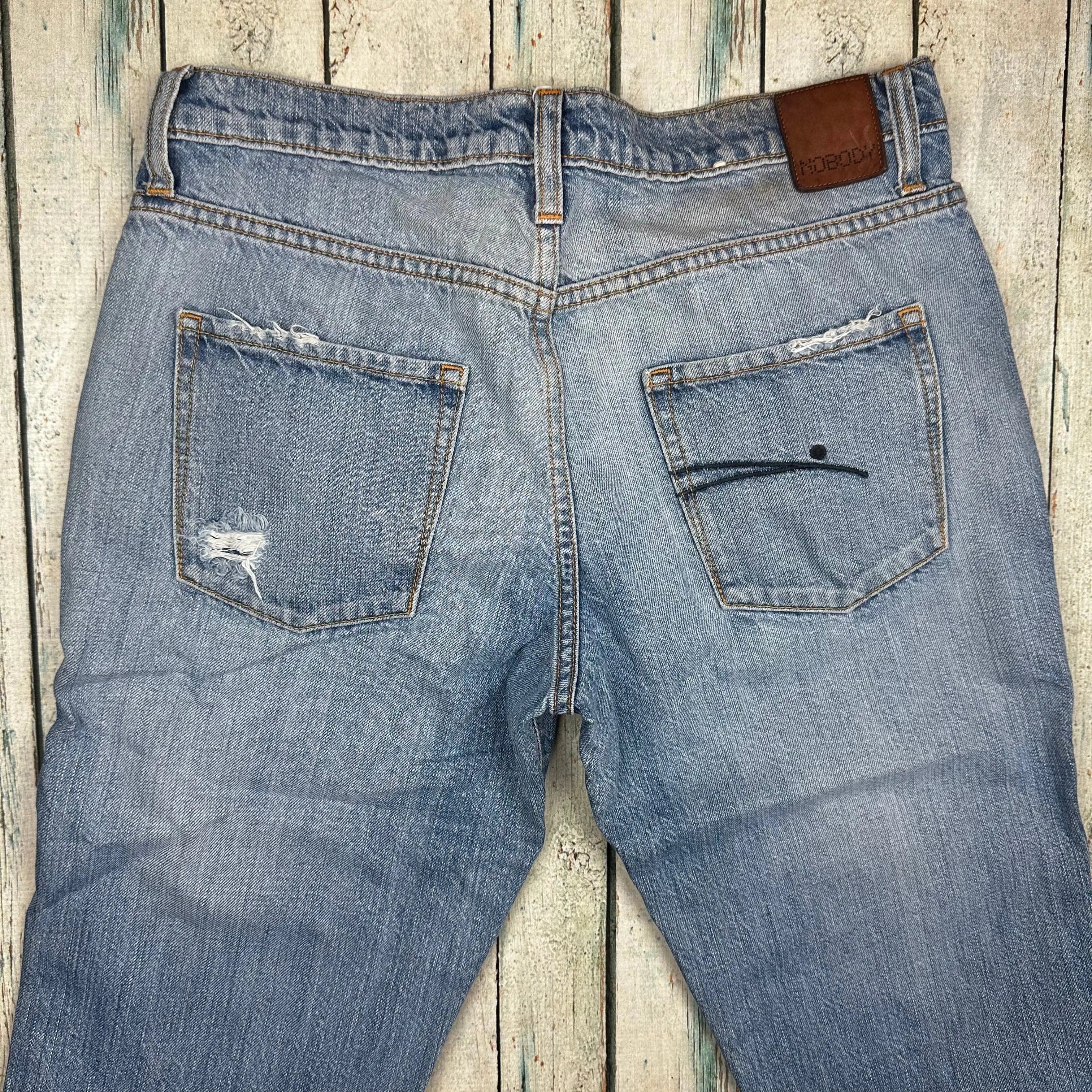 NOBODY 'Beau' Relaxed Fit Ripped Leg Jeans- Size 26 — photo 3 of 6