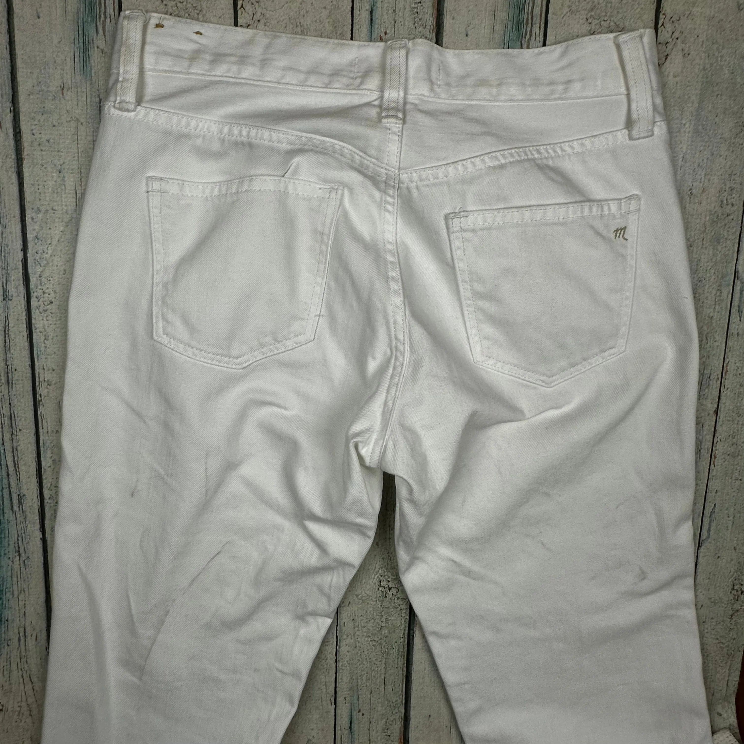 Madewell 'Boy Jean' Ladies White Jeans- Size 24 — photo 4 of 5