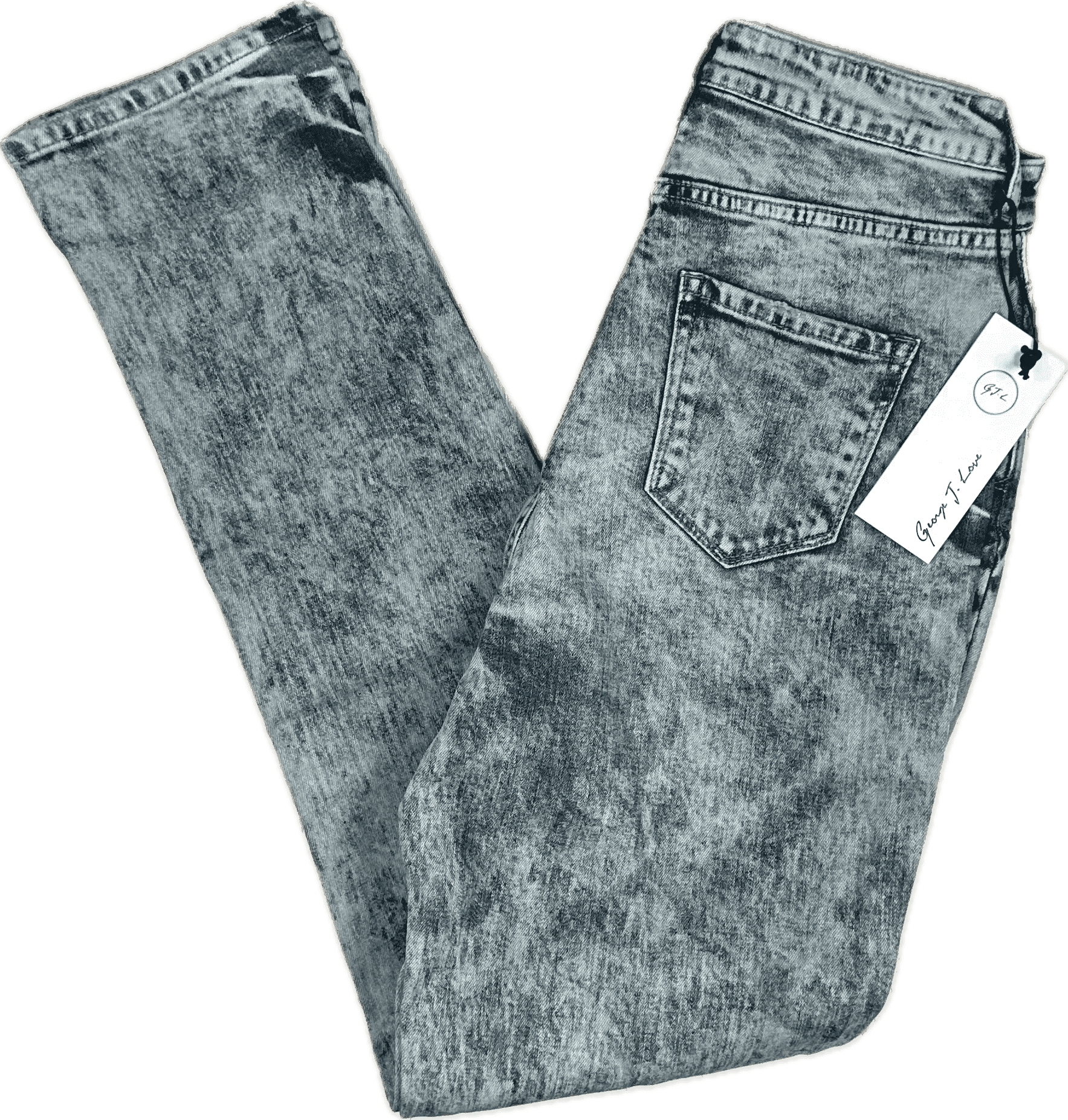 NWT- George J Love Italian Acid Wash Jeans - Size 26 — photo 1 of 4