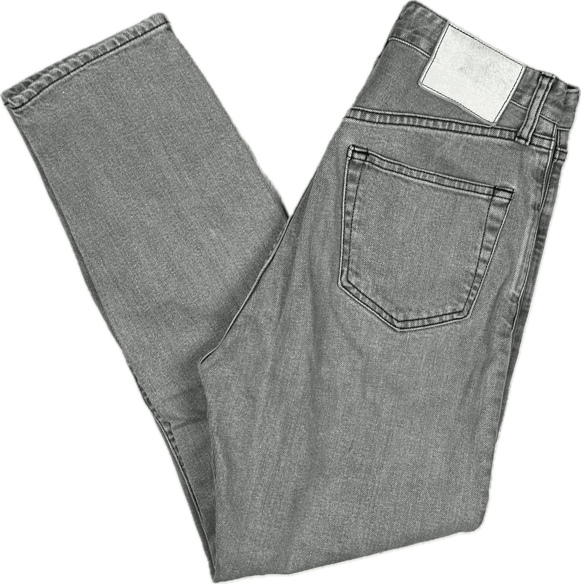 Bassike Made in Japan Classic Grey Crop Jean -Size 26 — photo 2 of 7