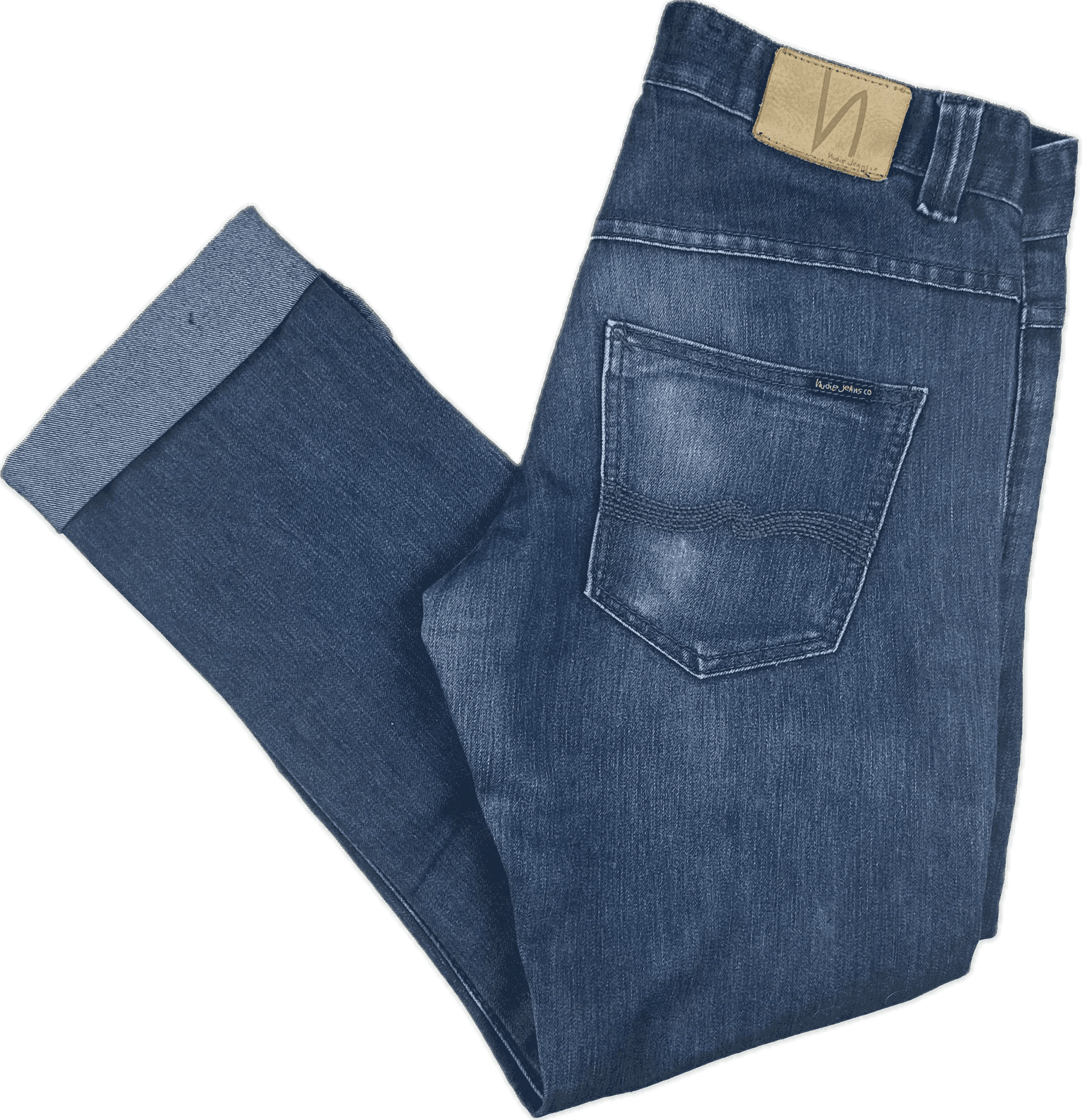 Nudie Jeans Co. Slim Straight Crop Jeans- 29 Crop — photo 1 of 8