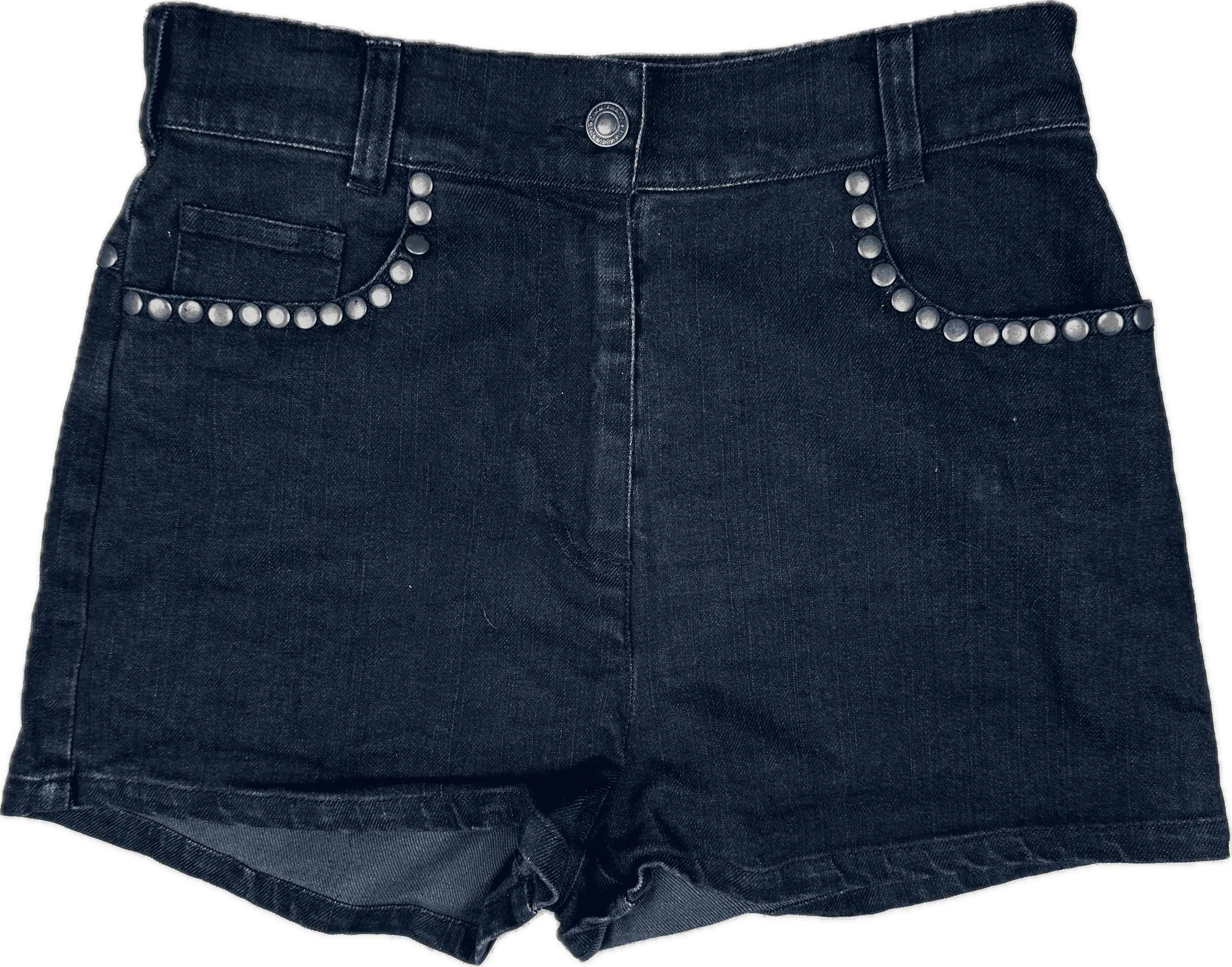 Zimmermann Ladies High Waist Studded Denim Shorts - Size 1 — photo 1 of 8