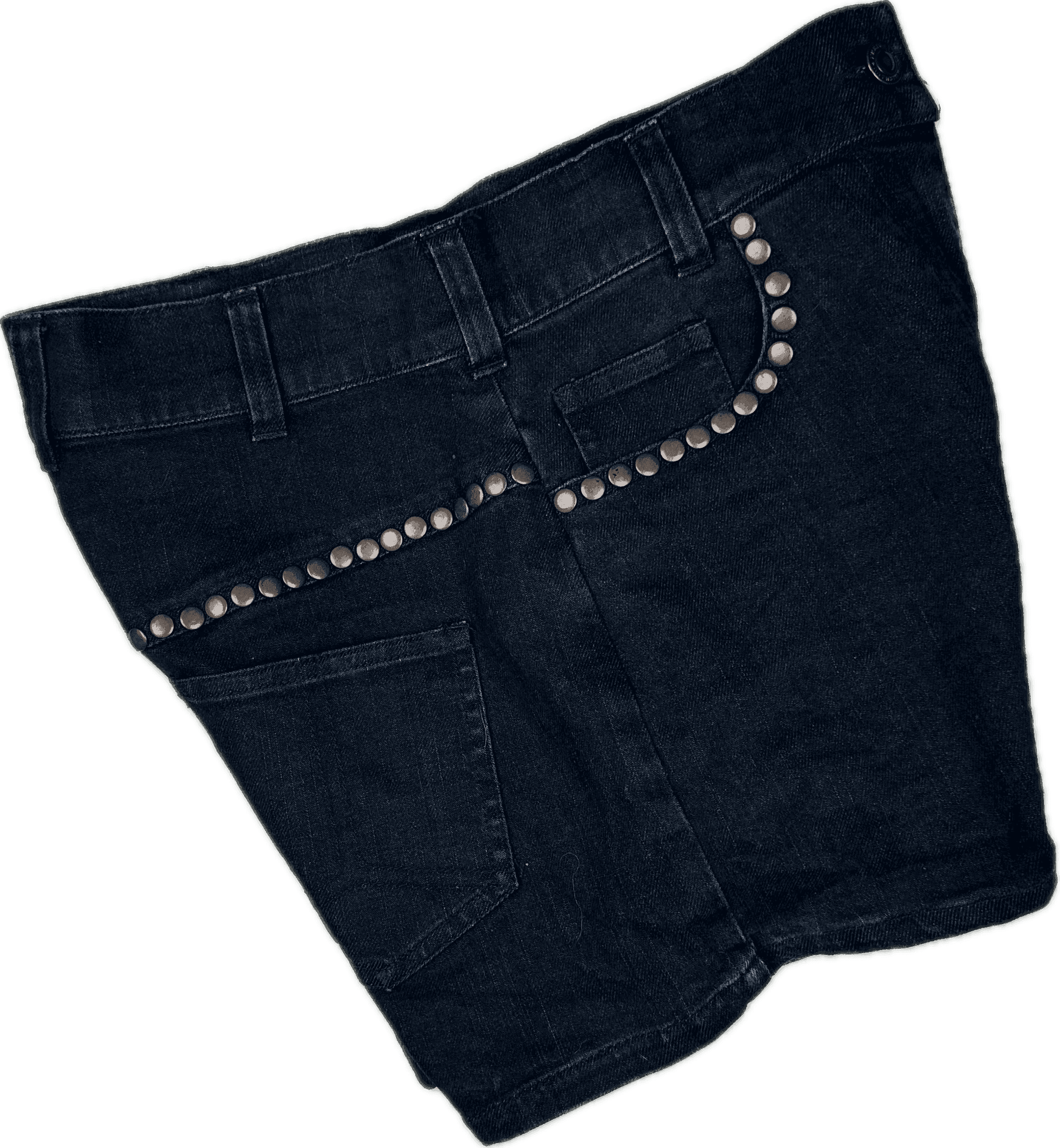 Zimmermann Ladies High Waist Studded Denim Shorts - Size 1 — photo 3 of 8