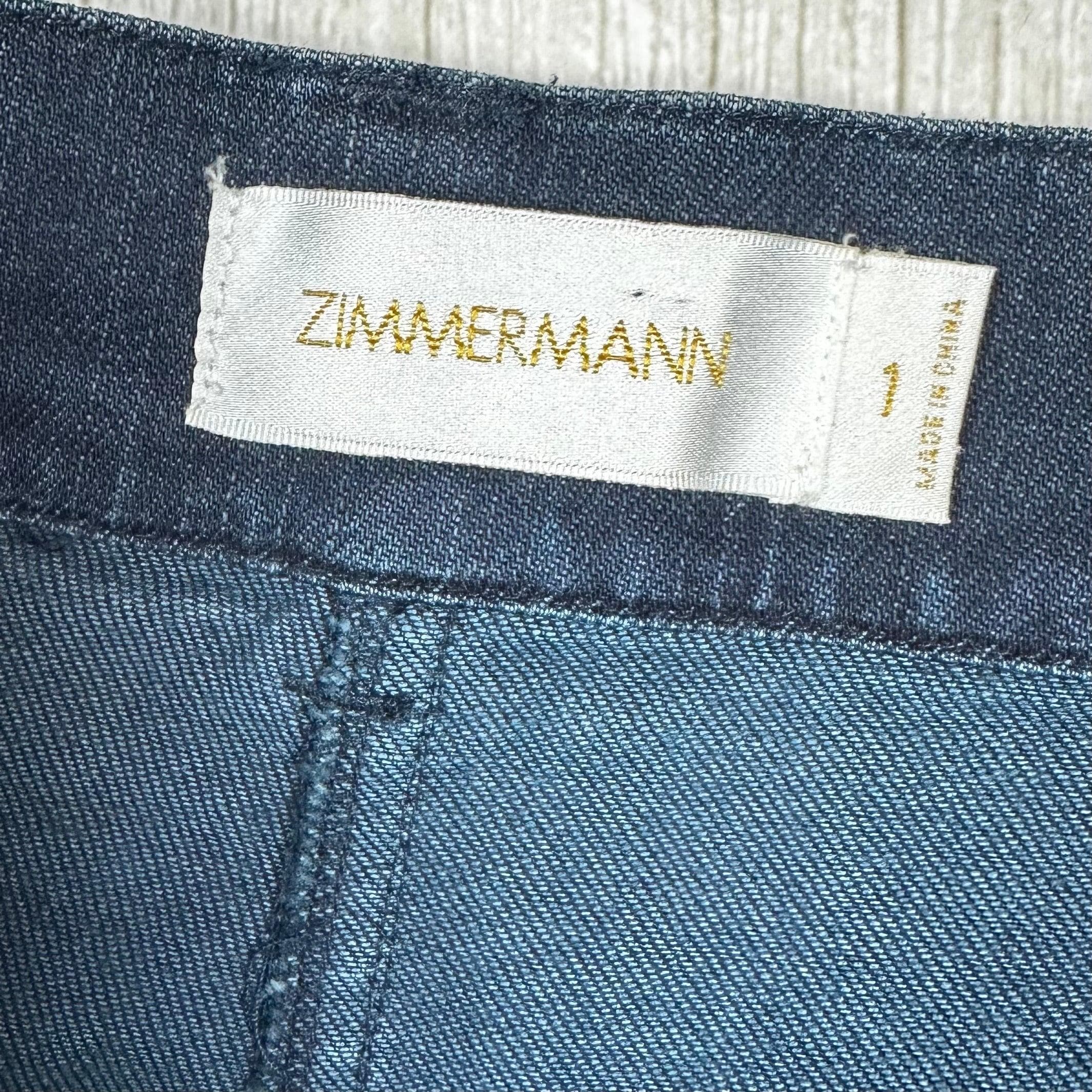 Zimmermann Ladies High Waist Studded Denim Shorts - Size 1 — photo 6 of 8