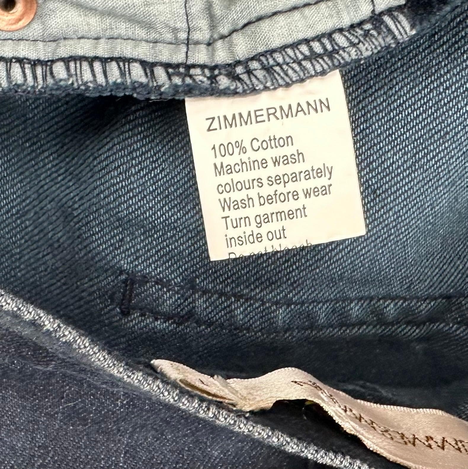 Zimmermann Ladies High Waist Studded Denim Shorts - Size 1 — photo 7 of 8