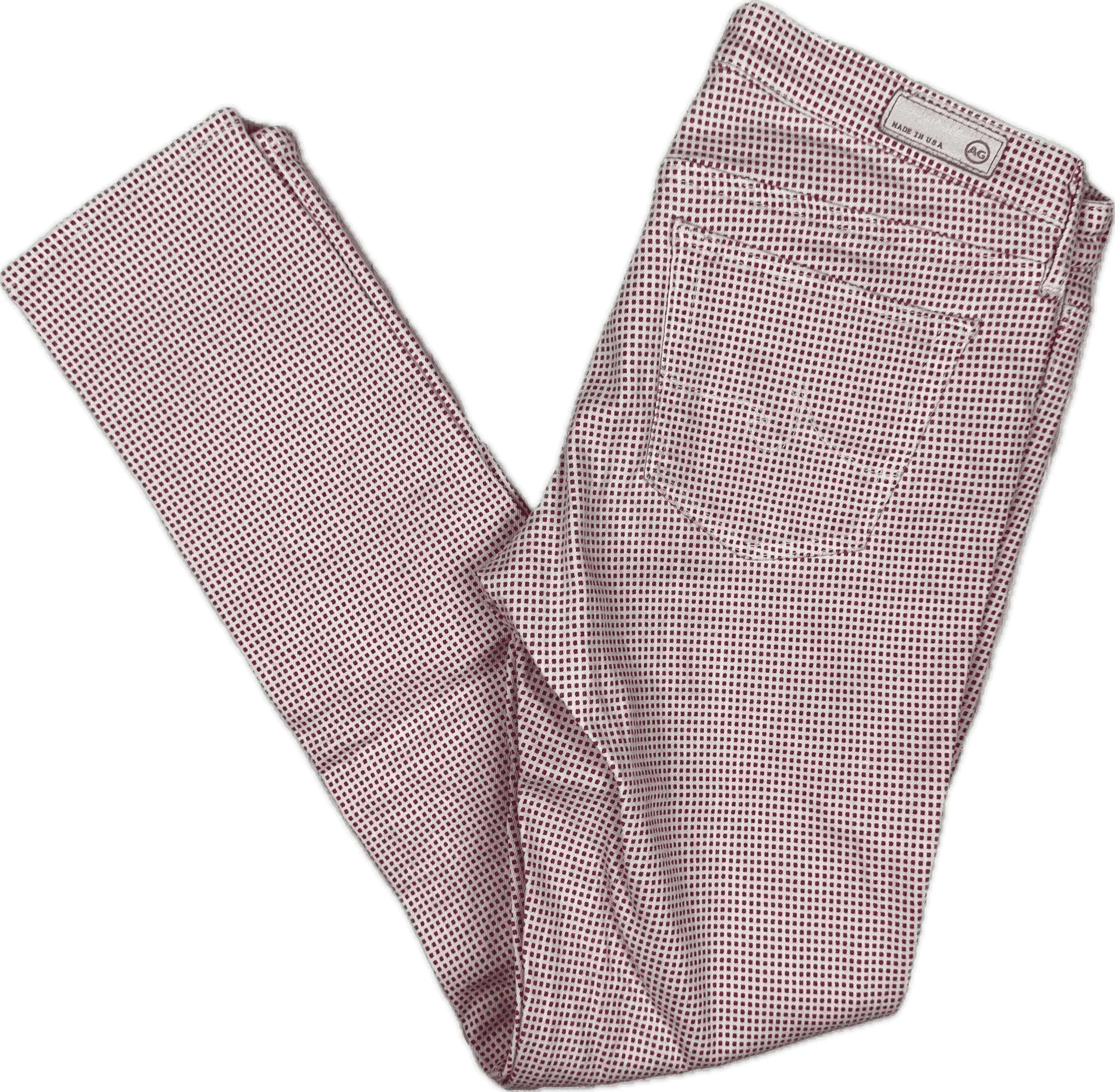 AG Adriano Goldschmied 'The Legging Ankle' Check Jeans- Size 27R — photo 1 of 8