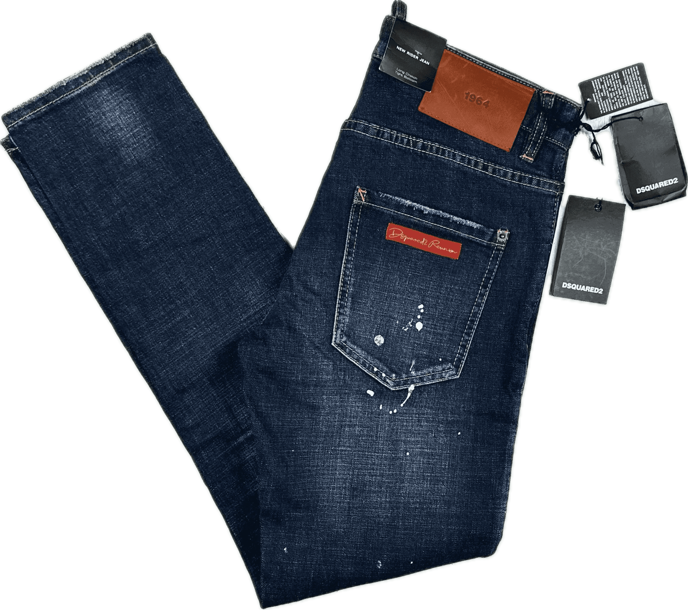NWT - Dsquared 'New Rider Jean' Long Crotch Jeans- Size 30 — photo 4 of 11