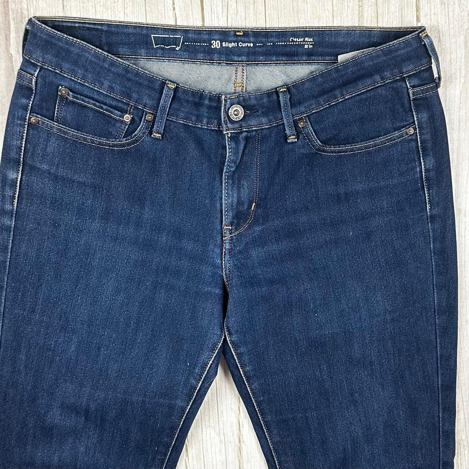 Levis Slight Curve Modern Rise Straight Jeans -Size 30 — photo 4 of 5