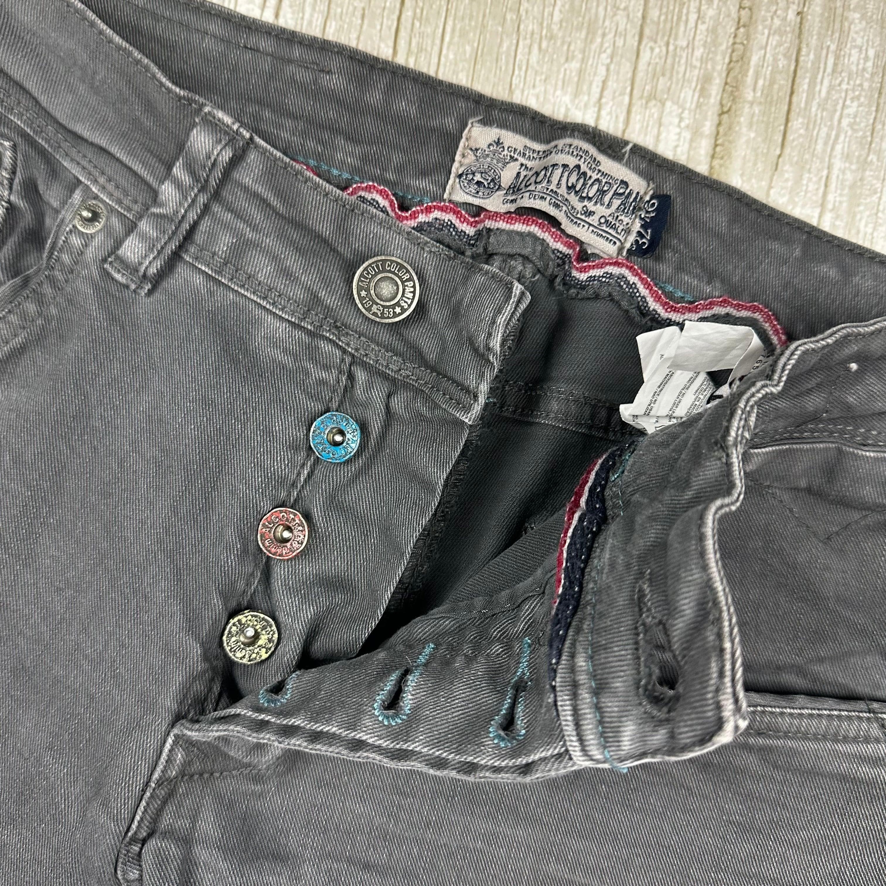 Alcott Grey Mens 'Johnny' Skinny Jeans - Size 32" — photo 5 of 8