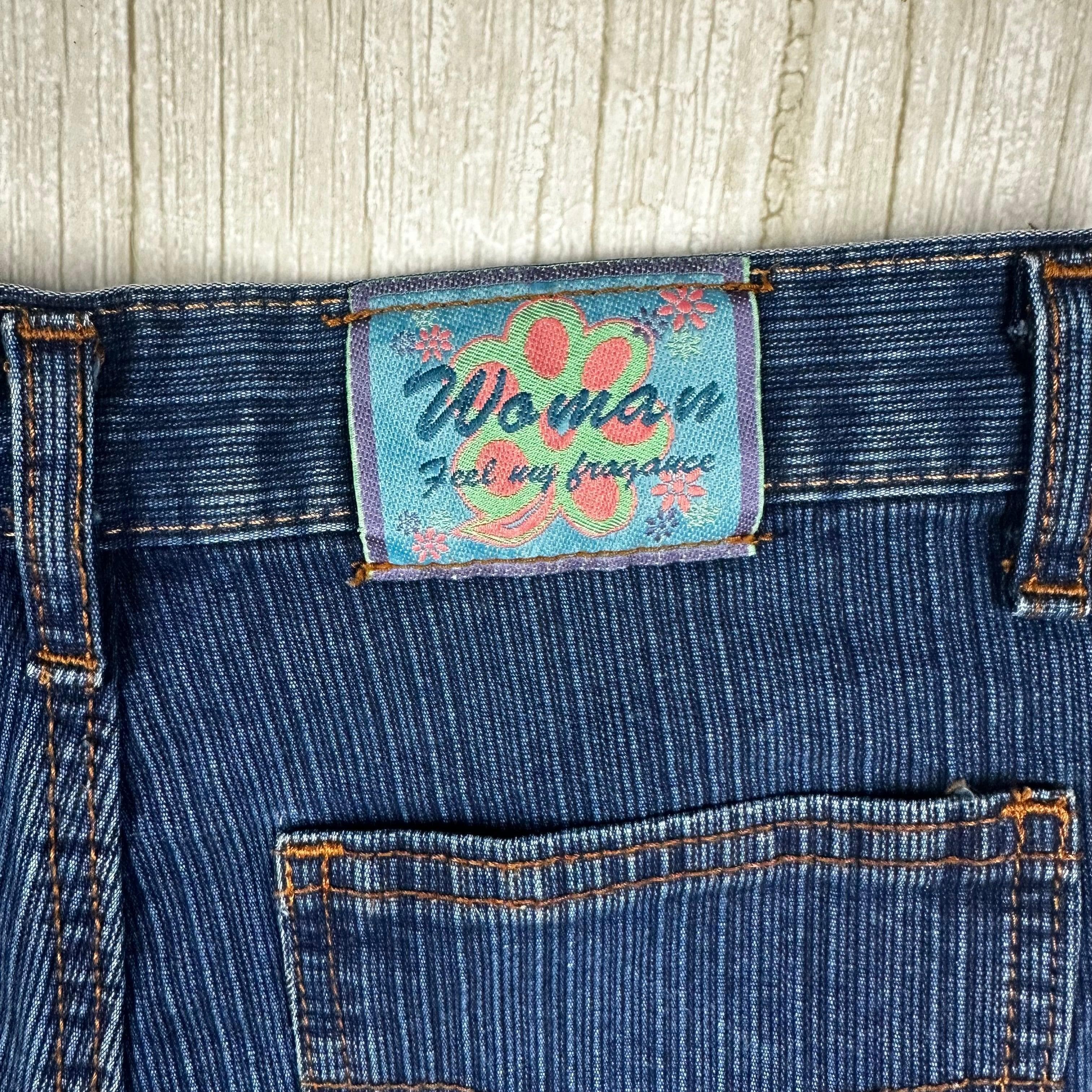 Woman 80's Vintage Exposed Button Ribbed Jeans- Suit Size 6 — photo 5 of 7
