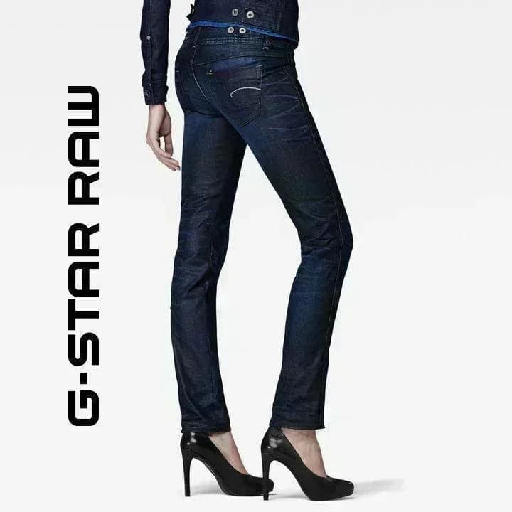 NEW- G Star RAW Womens 'Ford Straight' Blue Jeans -Size 25/34 — photo 1 of 4