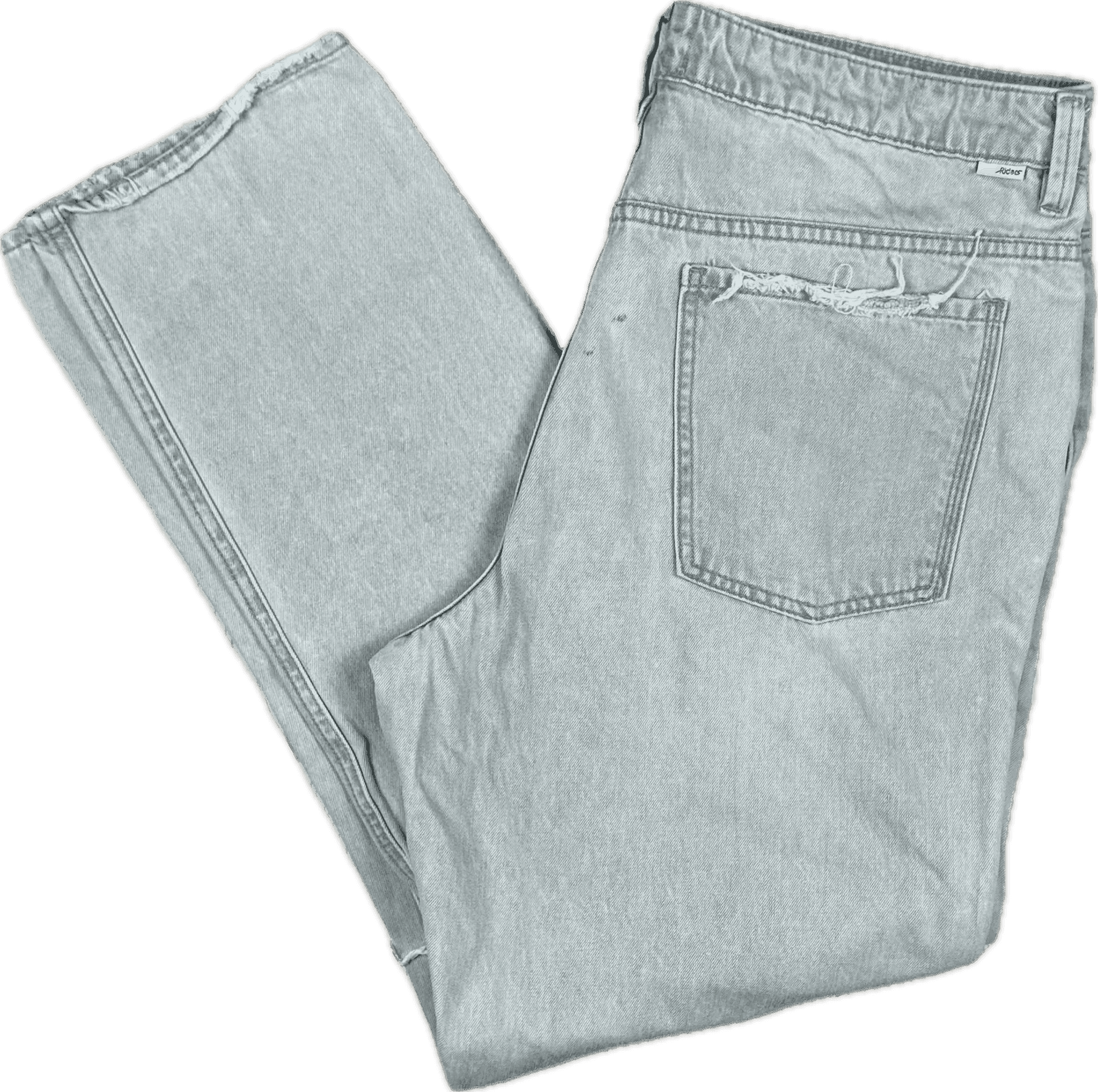 Lee Riders Light Ripped Embroidered 'Girlfriend Jean' - Size 14 — photo 3 of 10