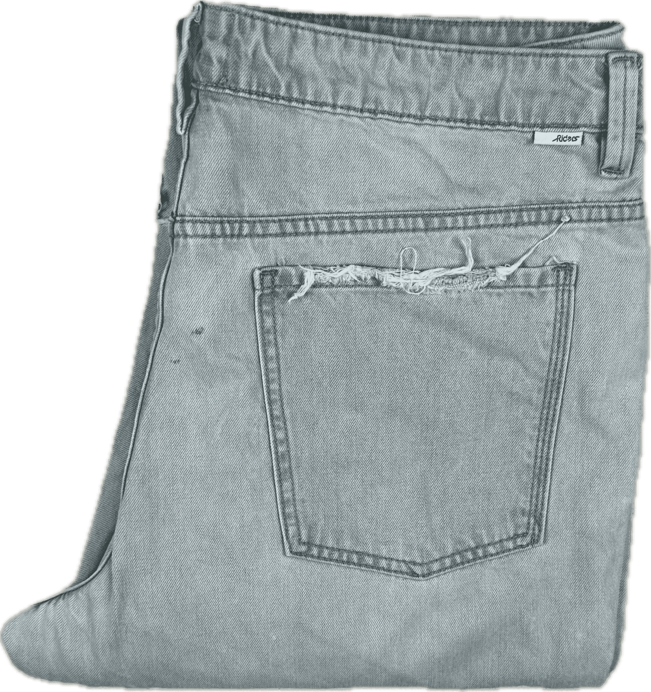 Lee Riders Light Ripped Embroidered 'Girlfriend Jean' - Size 14 — photo 4 of 10