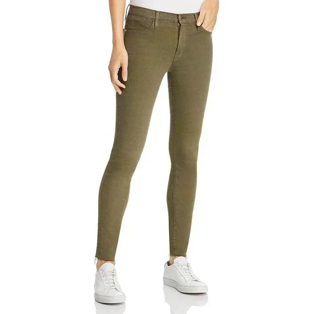 Frame Denim 'Le High Skinny' Army Green Jeans -Size 32 — photo 1 of 8