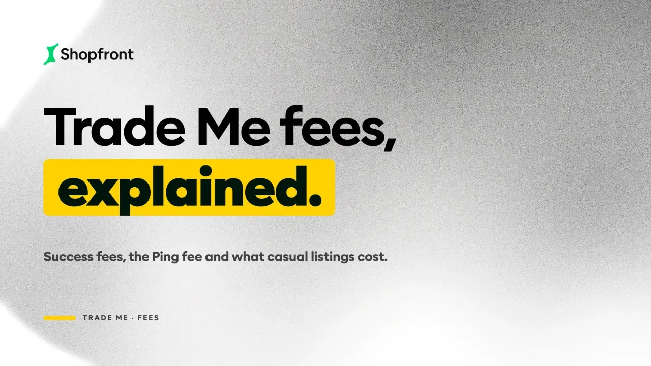 Trade Me Fees (2026): What Casual Sellers Pay Now