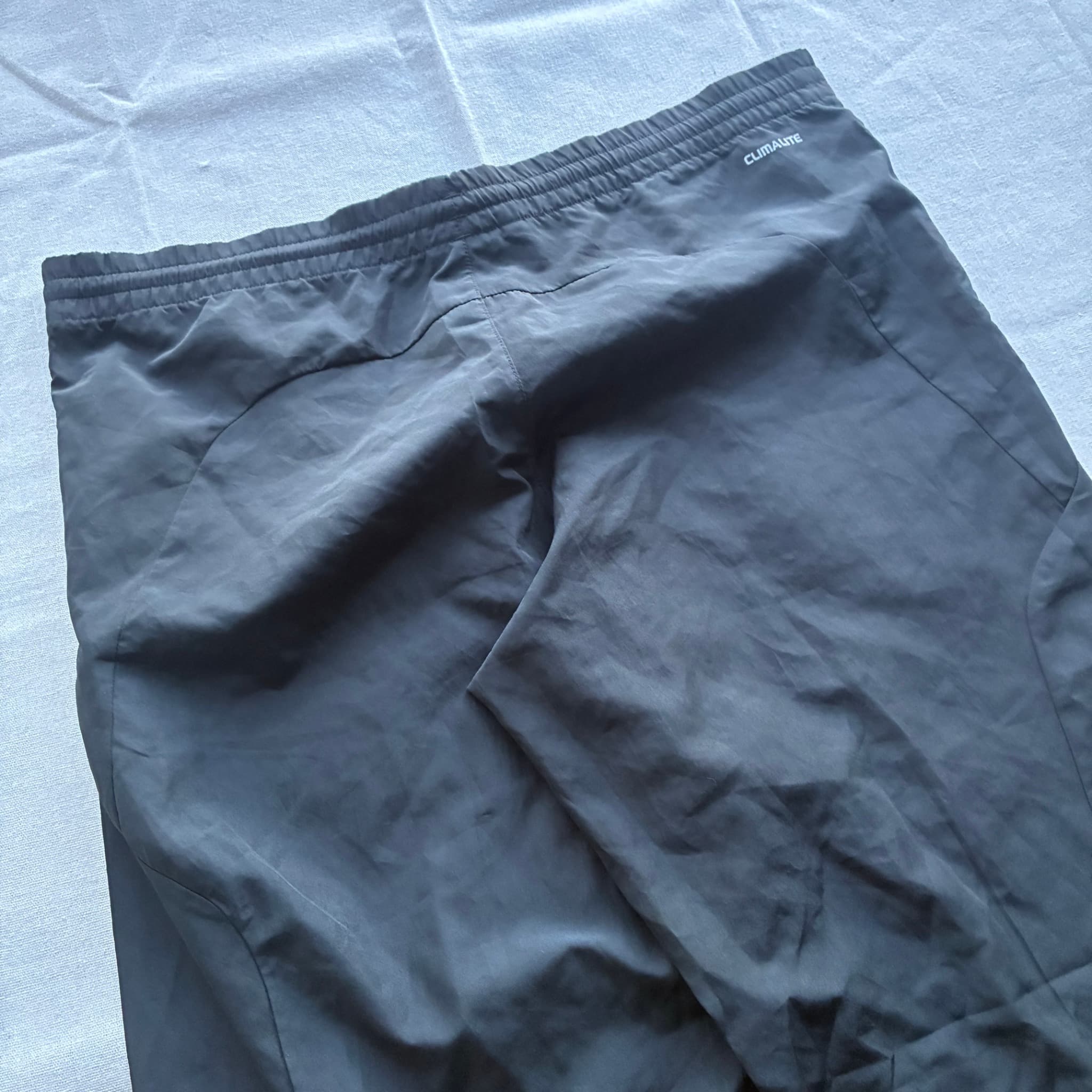 Adidas Black Nylon Windbreaker Track Pants Baggy Vintage 2000s Release Size M — photo 7 of 12
