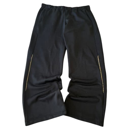 Adidas Climawarm Track Pants Black Gold Piping Size L — photo 1 of 7