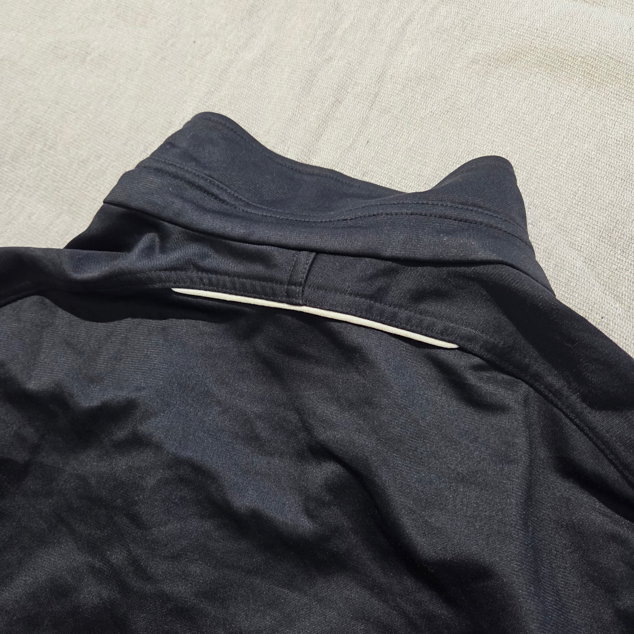 Adidas Essential 3-Stripes Track Jacket Black Full Zip Men's Size L — photo 5 of 6