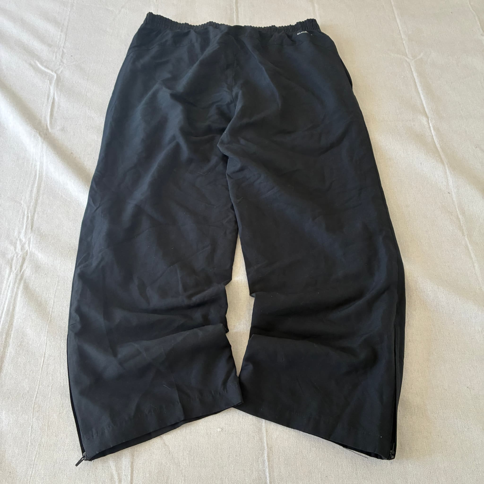 Adidas Men's Essential Wind Pants Black Athletic Track Pants Size L — photo 5 of 8