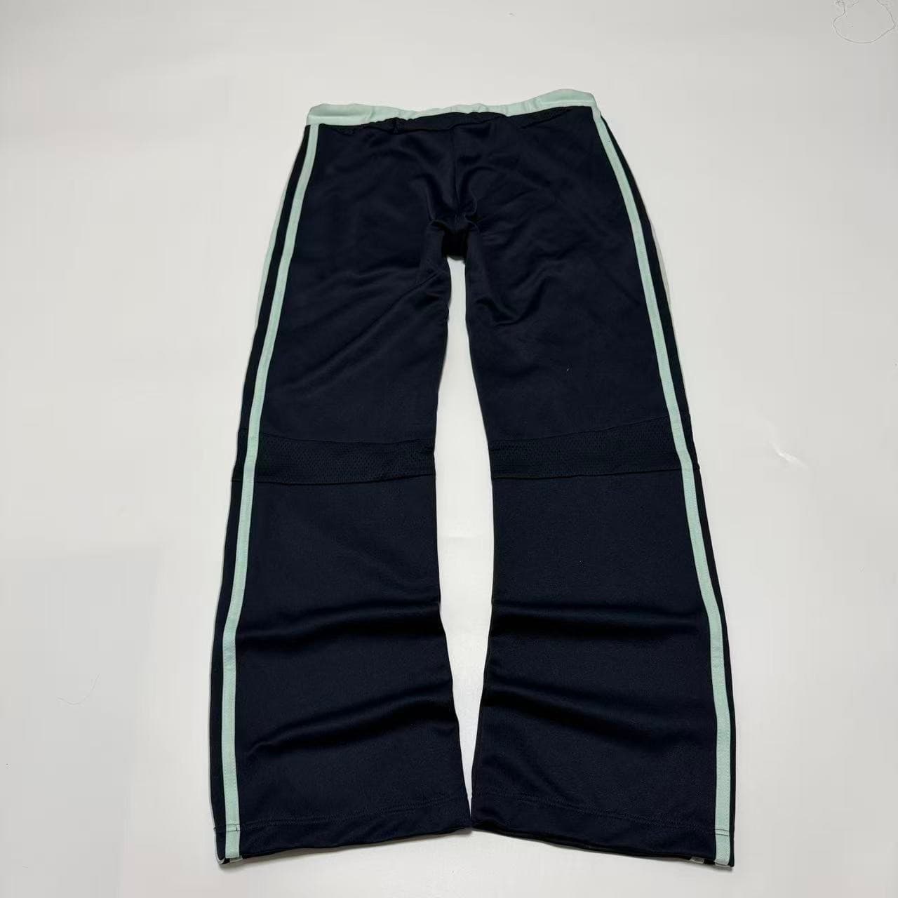 Adidas Navy & Mint Wide Leg Track Pants Size S — photo 4 of 10