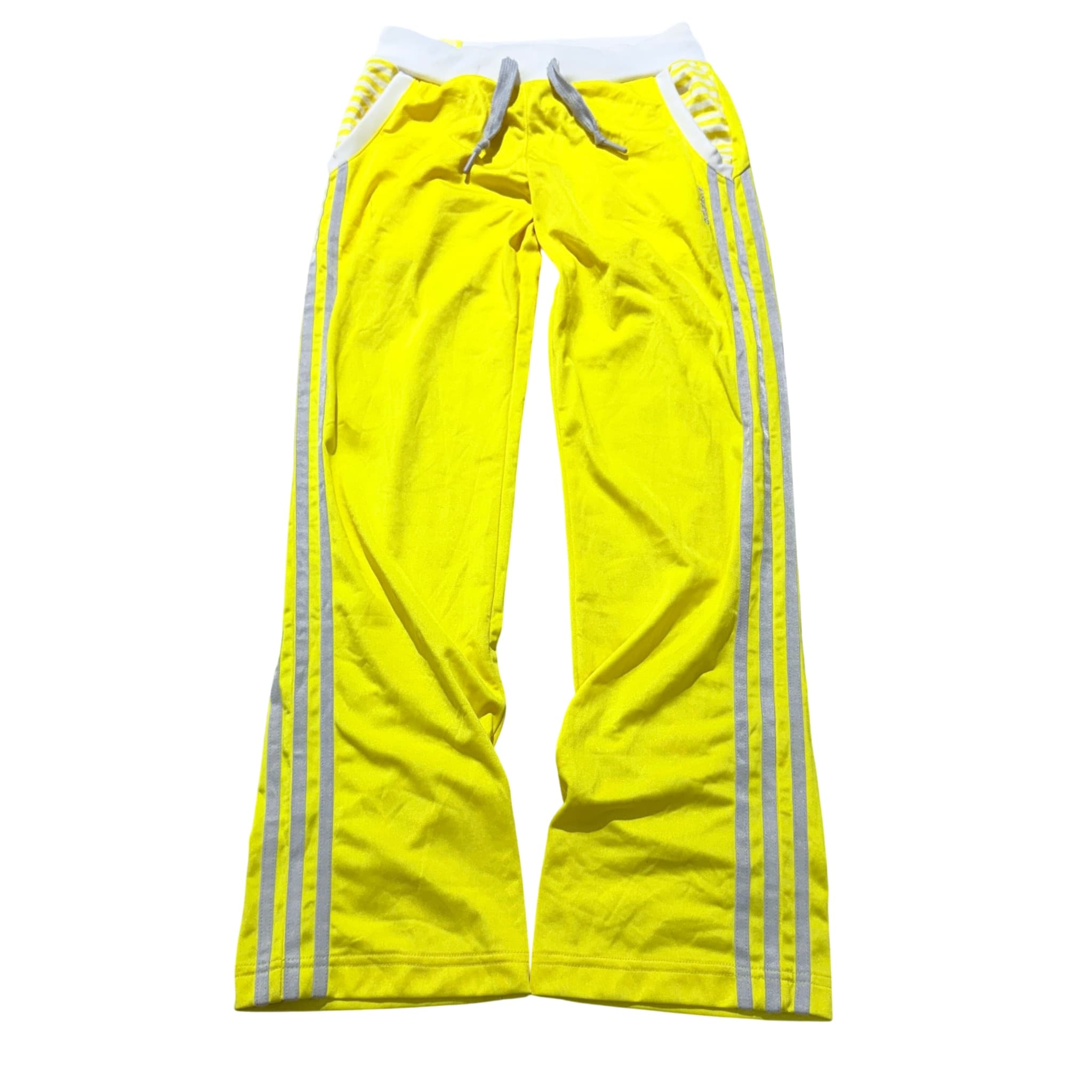 Adidas Neo Label Women's Yellow Track Pants Baggy Vintage 2000s Release Size S — photo 1 of 8