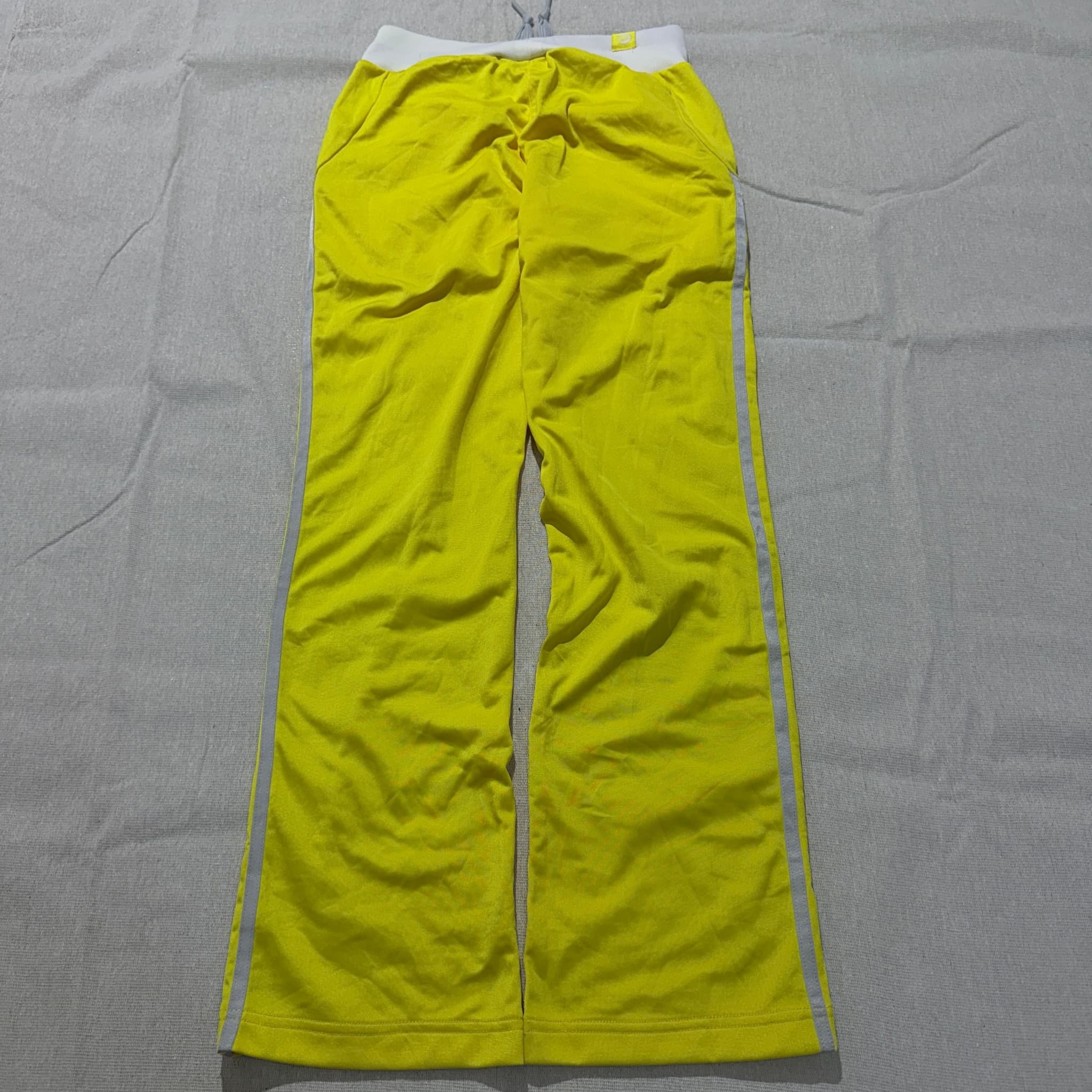 Adidas Neo Label Women's Yellow Track Pants Baggy Vintage 2000s Release Size S — photo 6 of 8