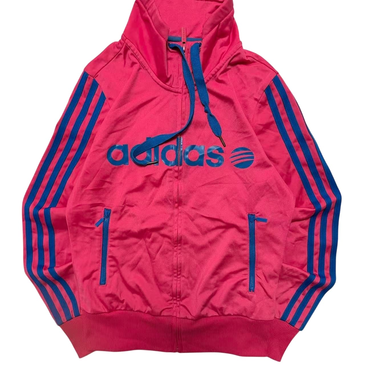 adidas NEO Vintage Pink & Blue Track Jacket Size S — photo 1 of 6