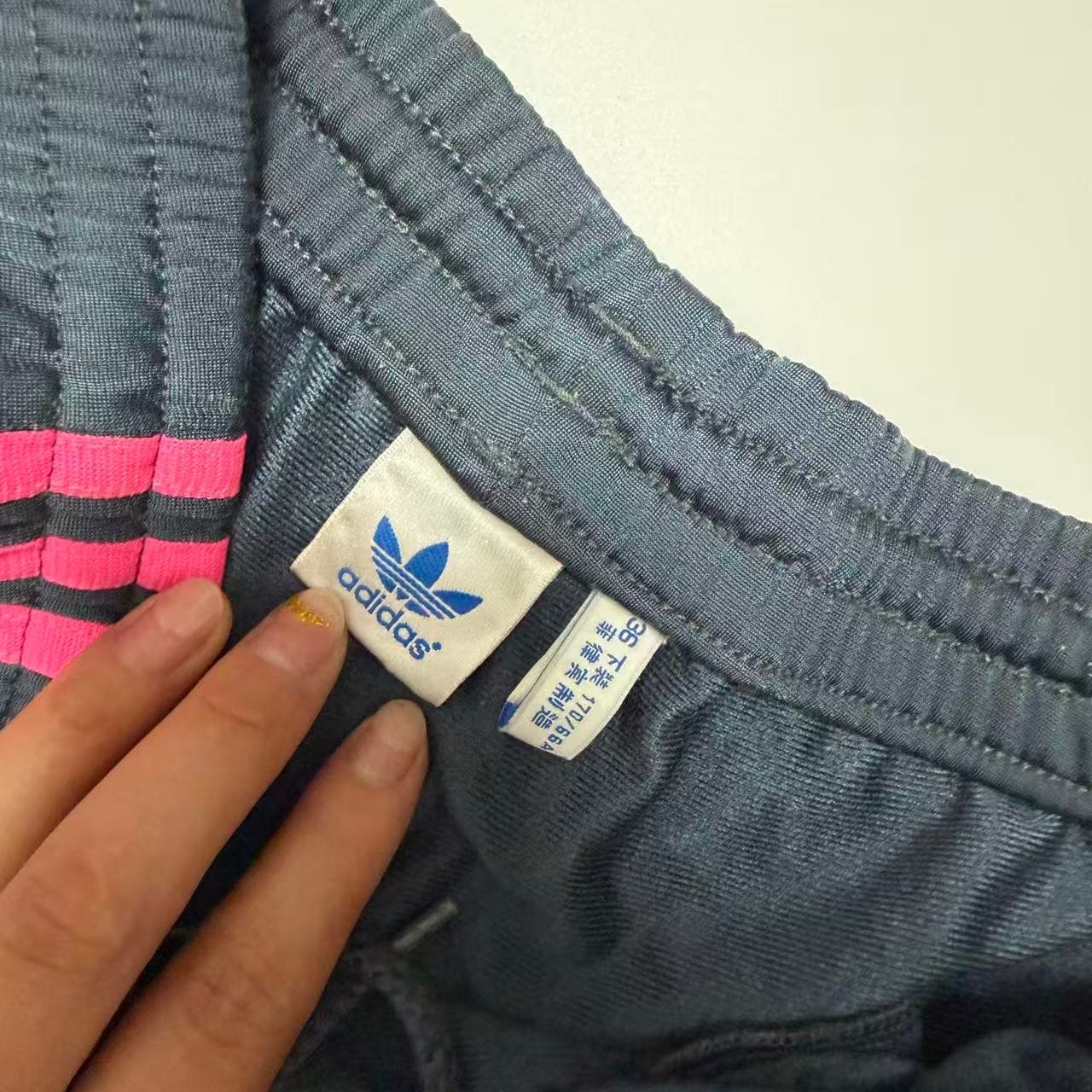 Adidas Originals Black & Pink Track Pants — photo 4 of 10