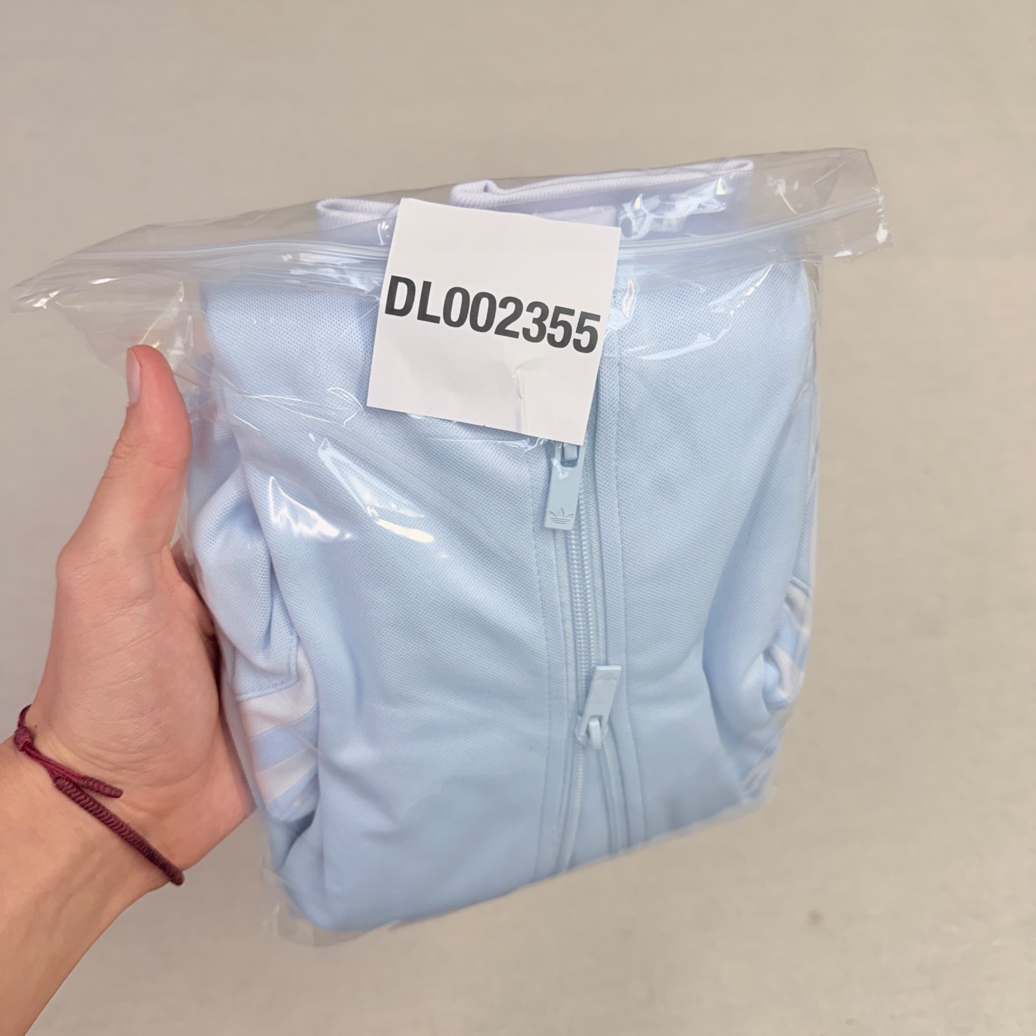 Adidas Originals Trefoil Track Jacket Light Blue White Size M — photo 8 of 8