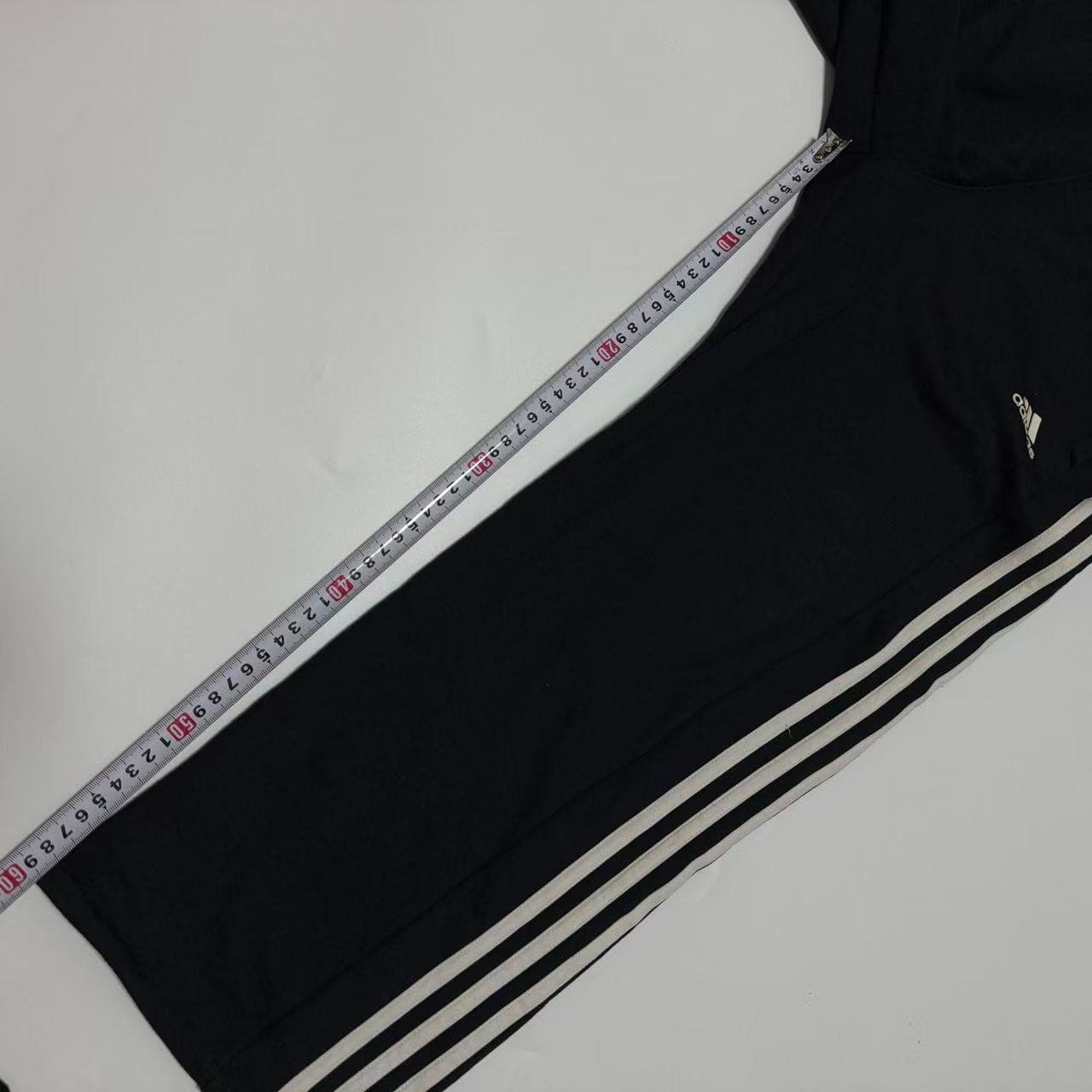 Adidas Vintage 2000s Black Wide Leg Track Pants — photo 10 of 12