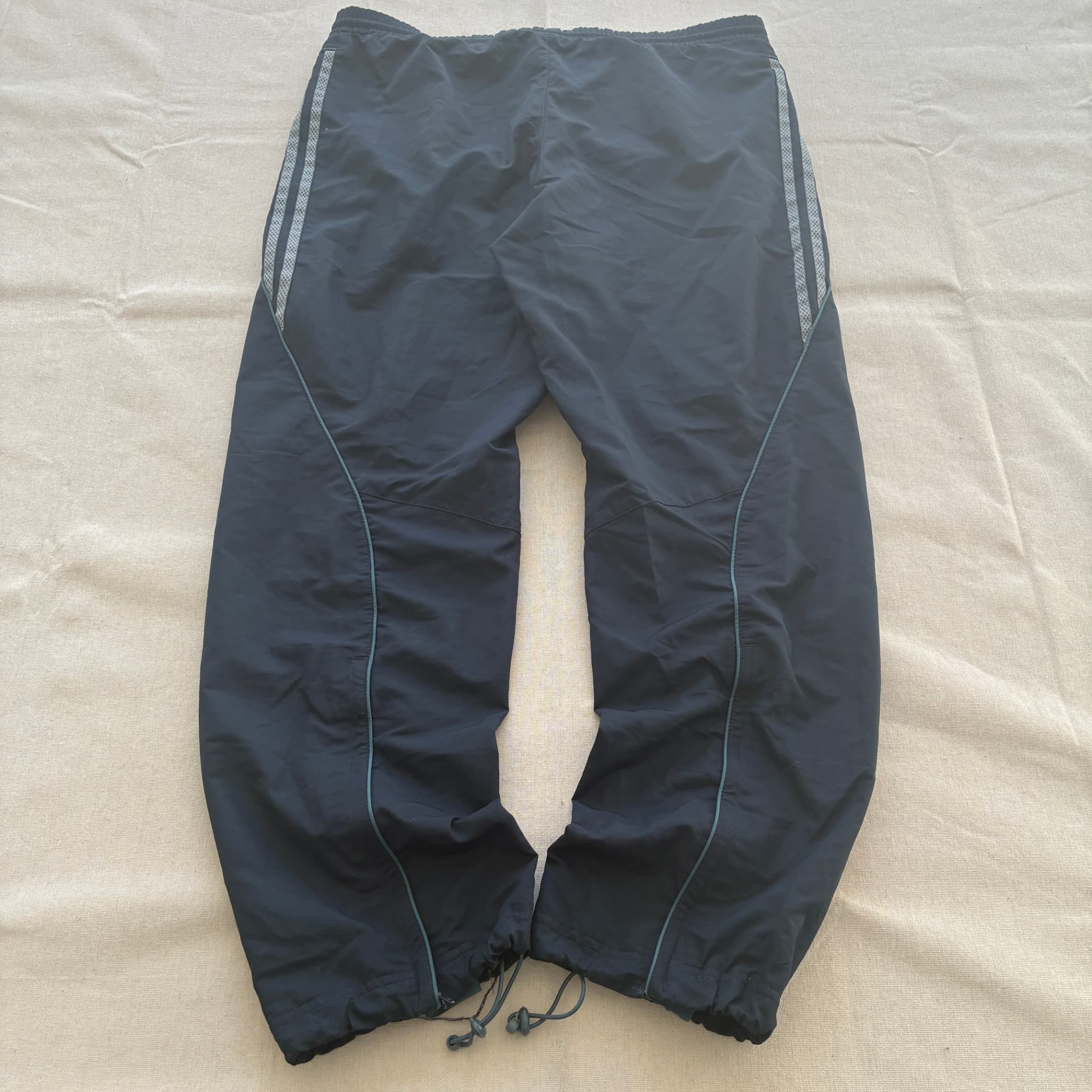 Adidas Vintage 90s Track Pants Grey Side Pattern Men's Large — photo 5 of 12