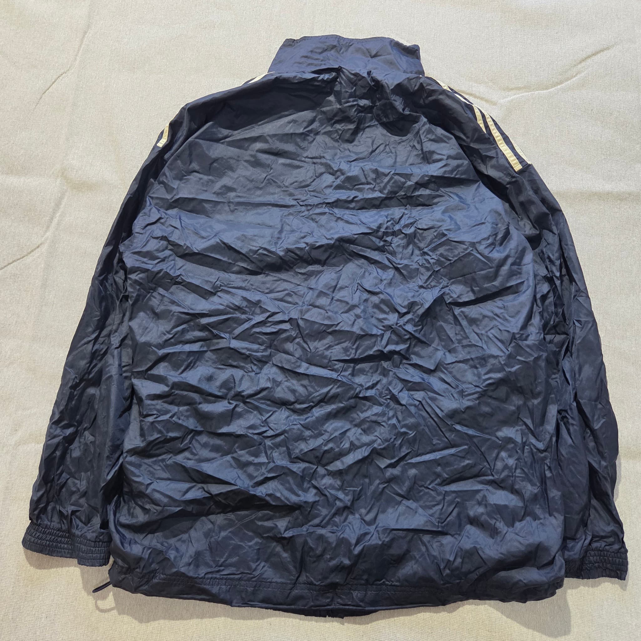 Adidas Vintage Black Full-Zip Windbreaker Jacket Baggy 2000s Release Size M — photo 4 of 7