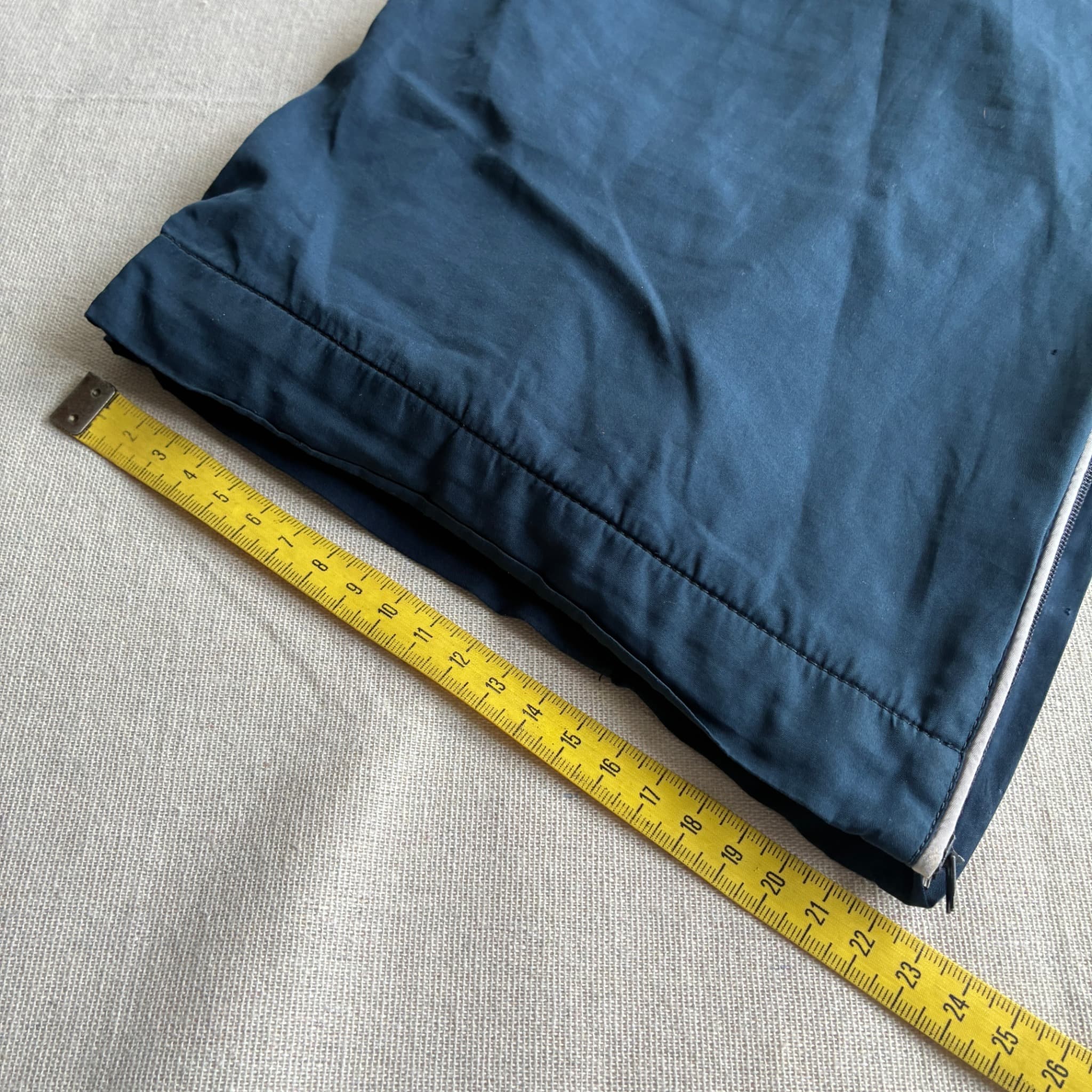 Adidas Vintage Equipment Navy Blue Track Pants Reflective Accents Size XL — photo 9 of 11