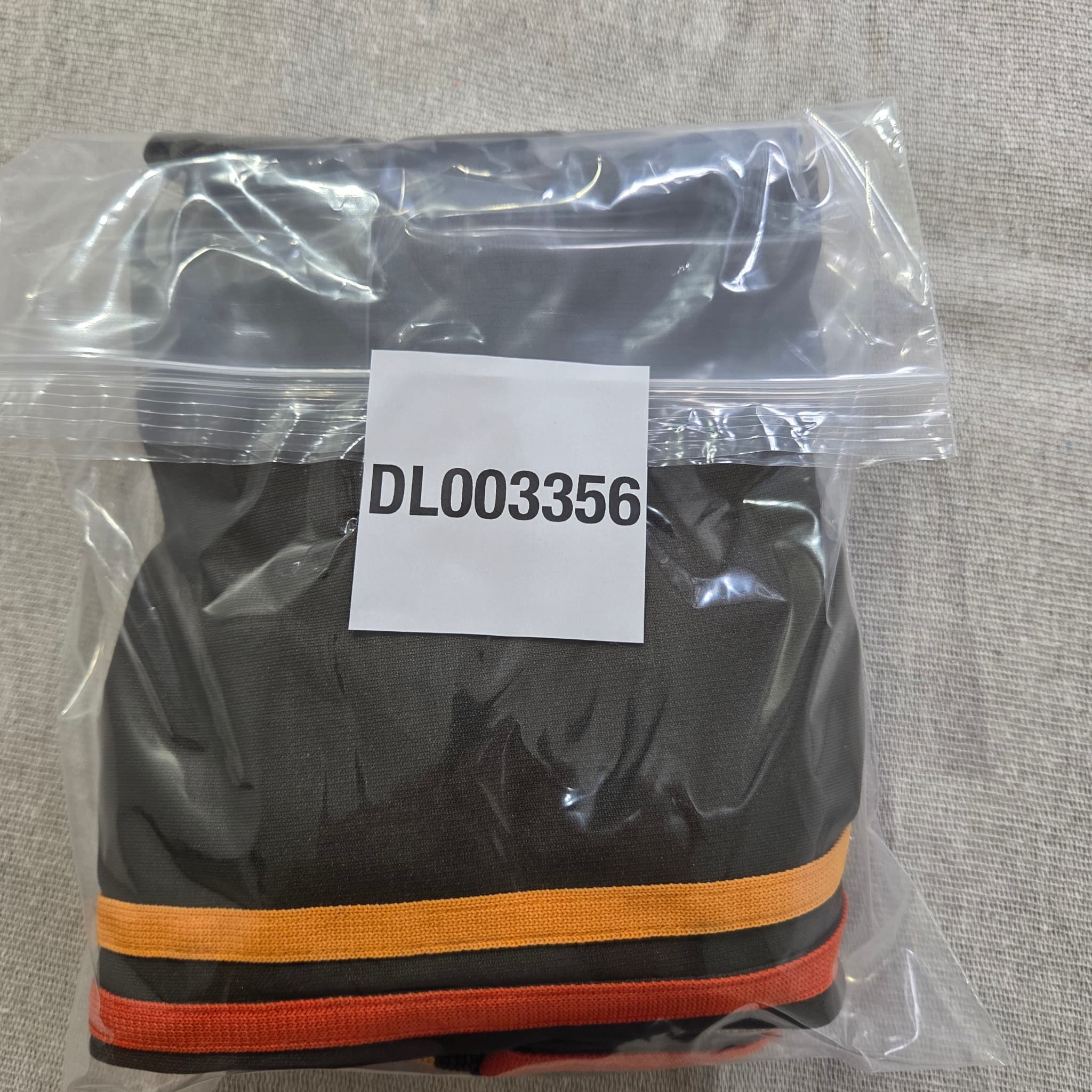 Adidas Vintage Track Pants Black With Orange And Red Stripes Baggy Y2K — photo 6 of 6