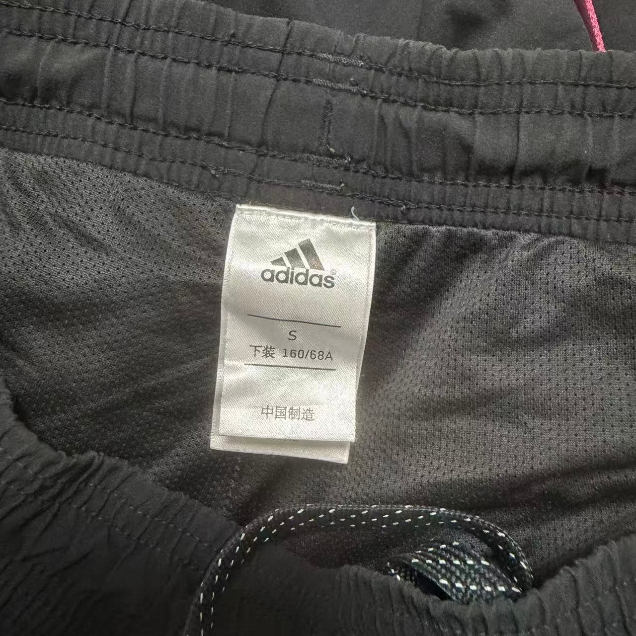 Adidas Women's Black And Pink 3-Stripe Track Pants — photo 2 of 11
